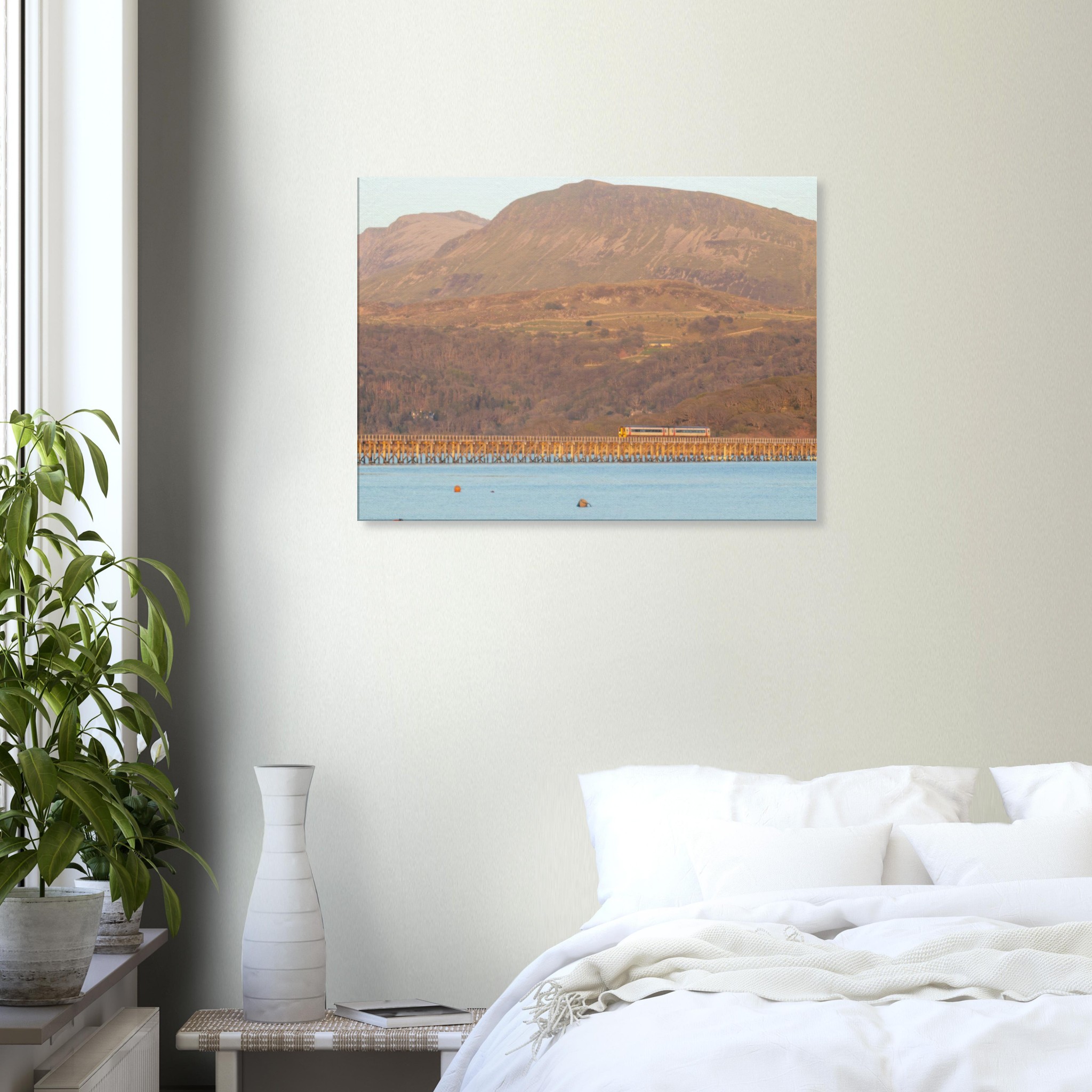 Barmouth Bridge And Trains