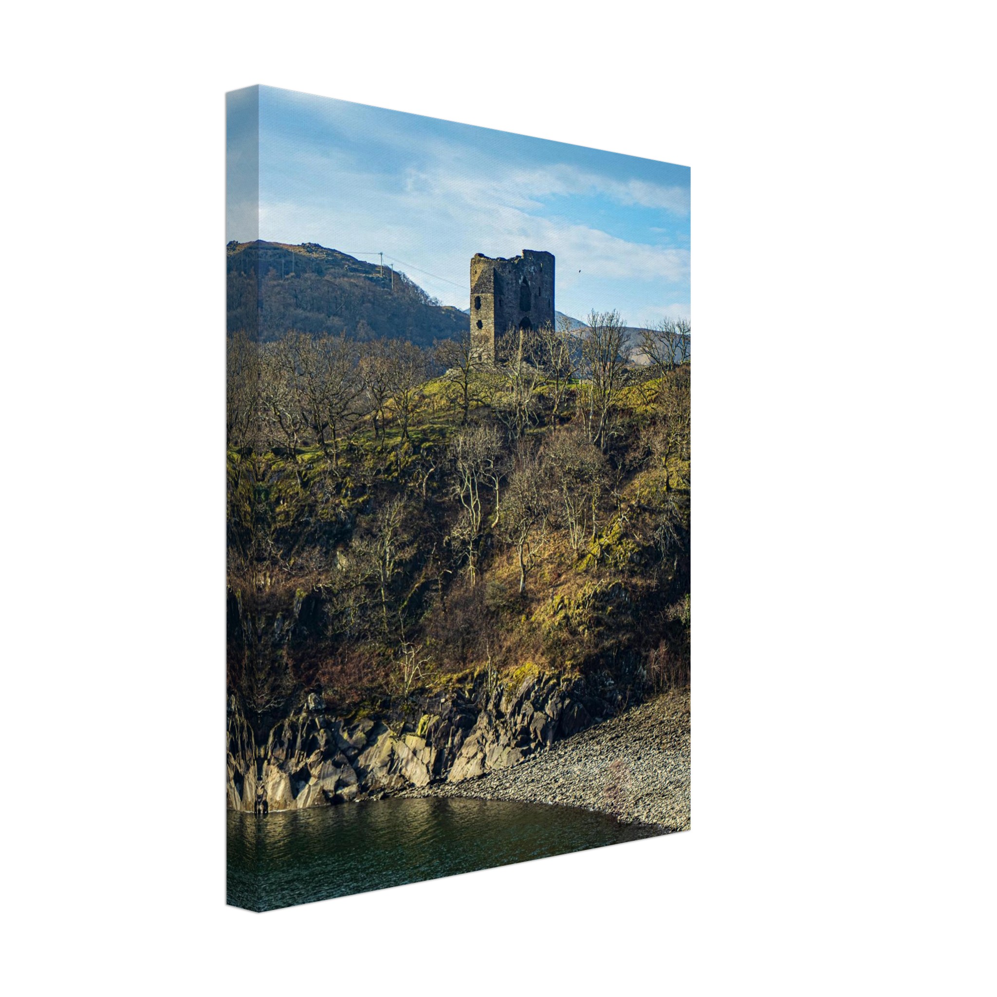 Dolbadarn Castle Beach