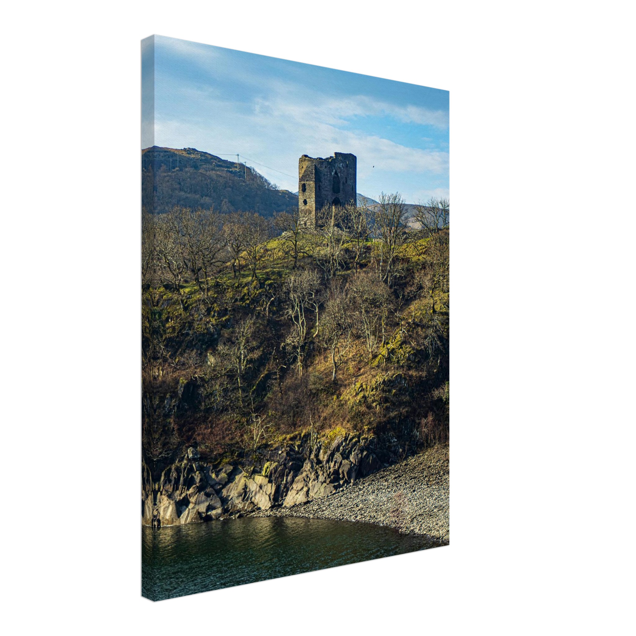 Dolbadarn Castle Beach