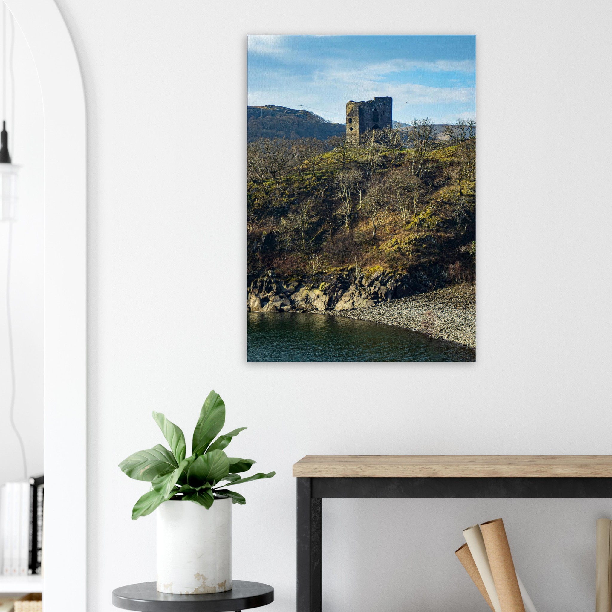 Dolbadarn Castle Beach