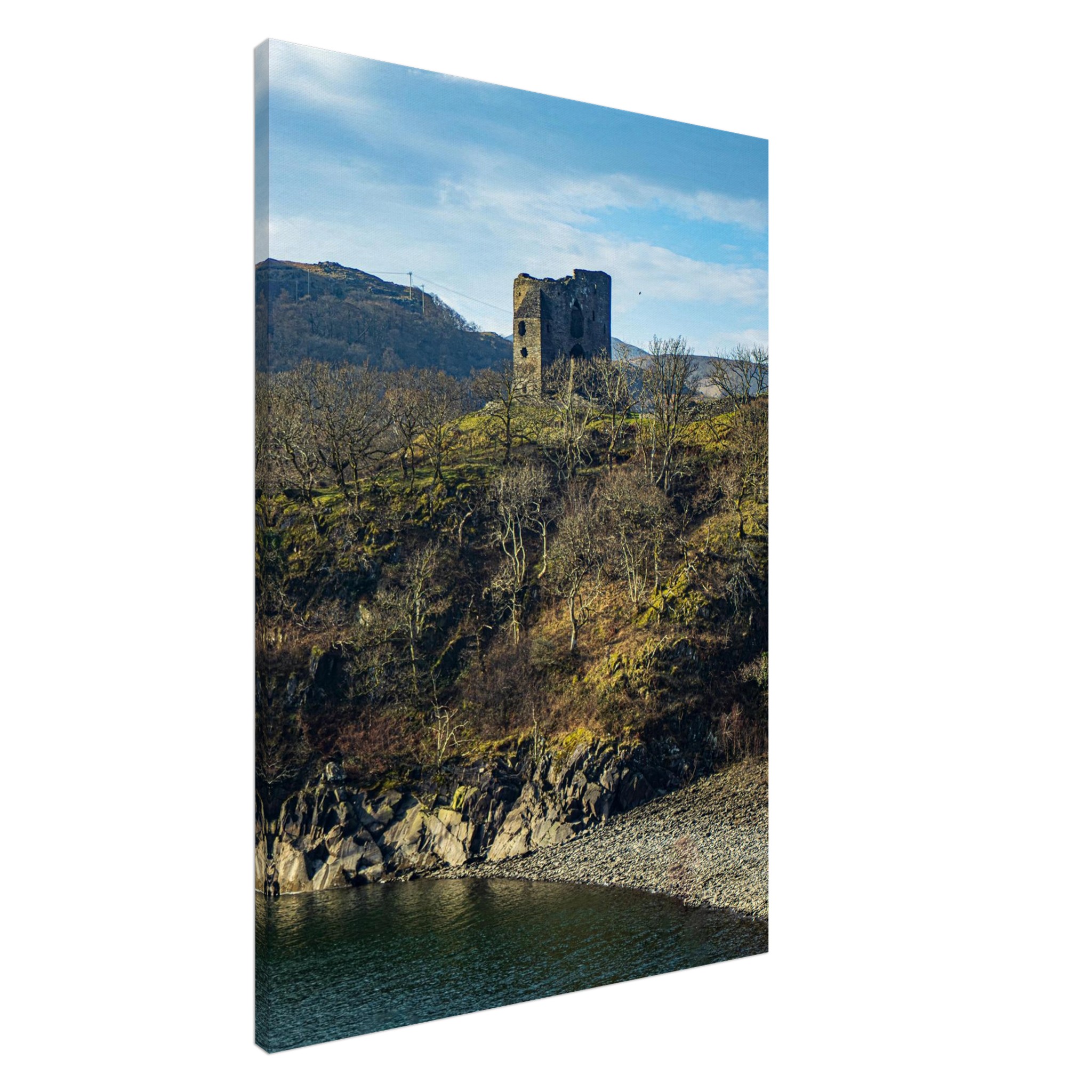 Dolbadarn Castle Beach