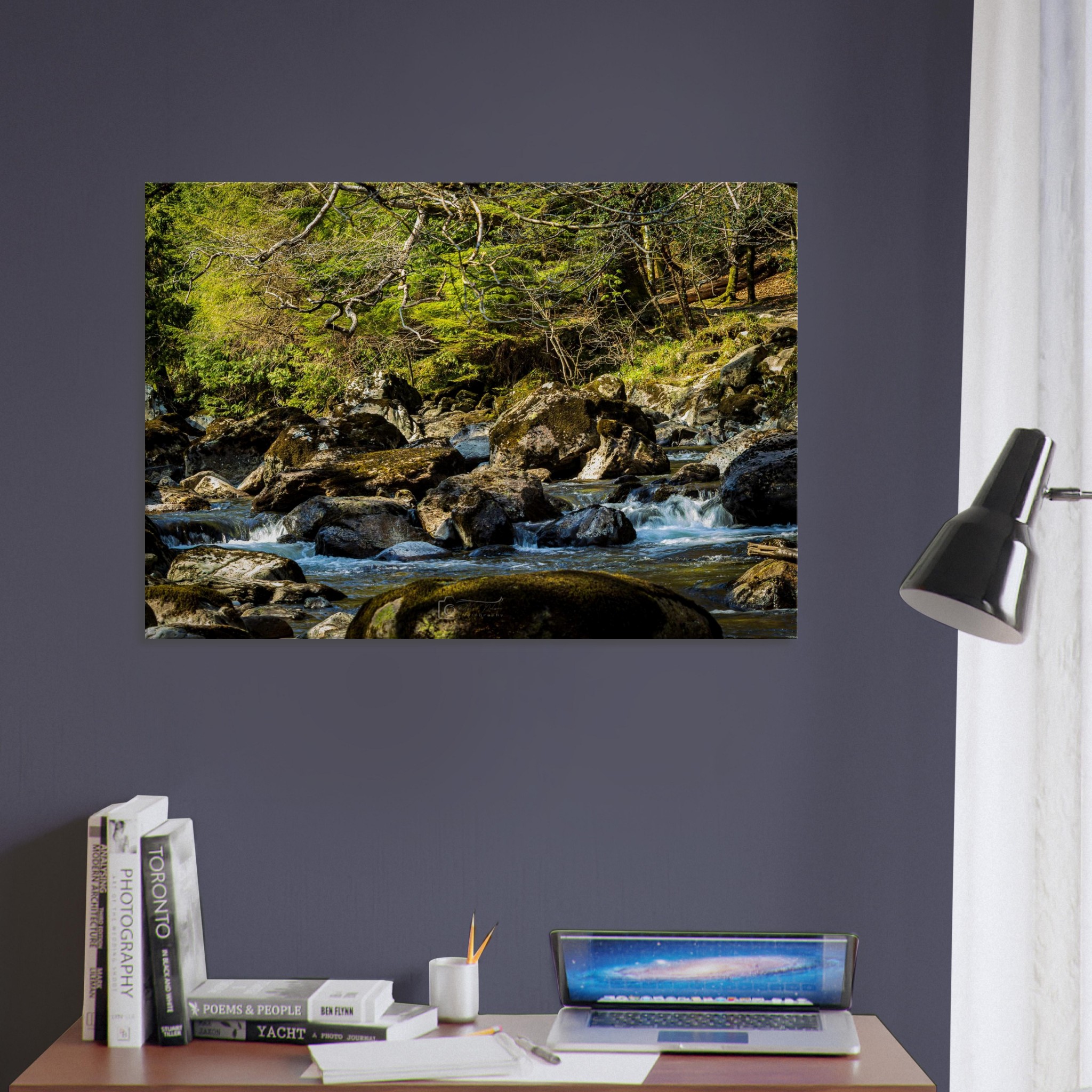 Miners Bridge Mini Waterfalls Canvas Print
