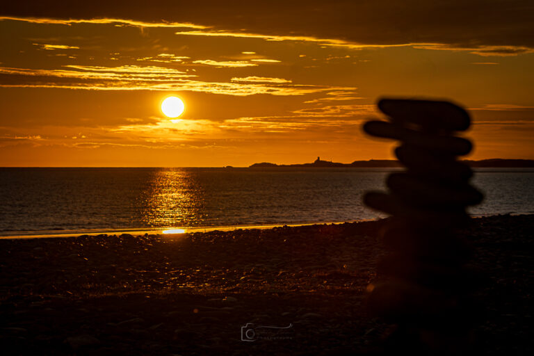 Dinas Dinlle Beach Sunset
