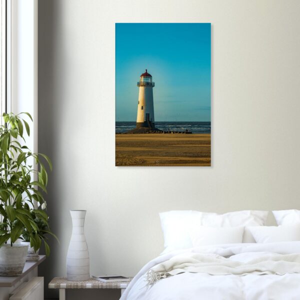 Point of Ayr Lighthouse Blue Hour Sunset