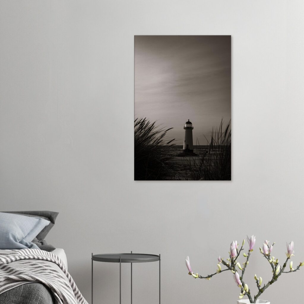 Point of Ayr Lighthouse Golden Hour Shadows