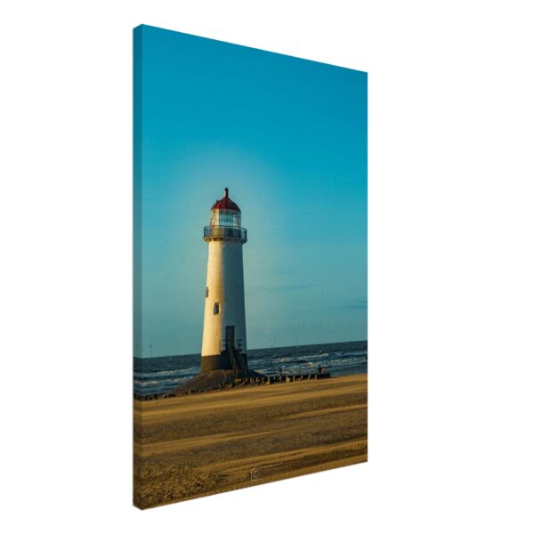 Point of Ayr Lighthouse Blue Hour Sunset