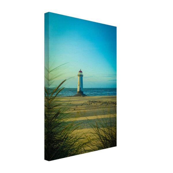 Point of Ayr Lighthouse Blue Sunset Rays