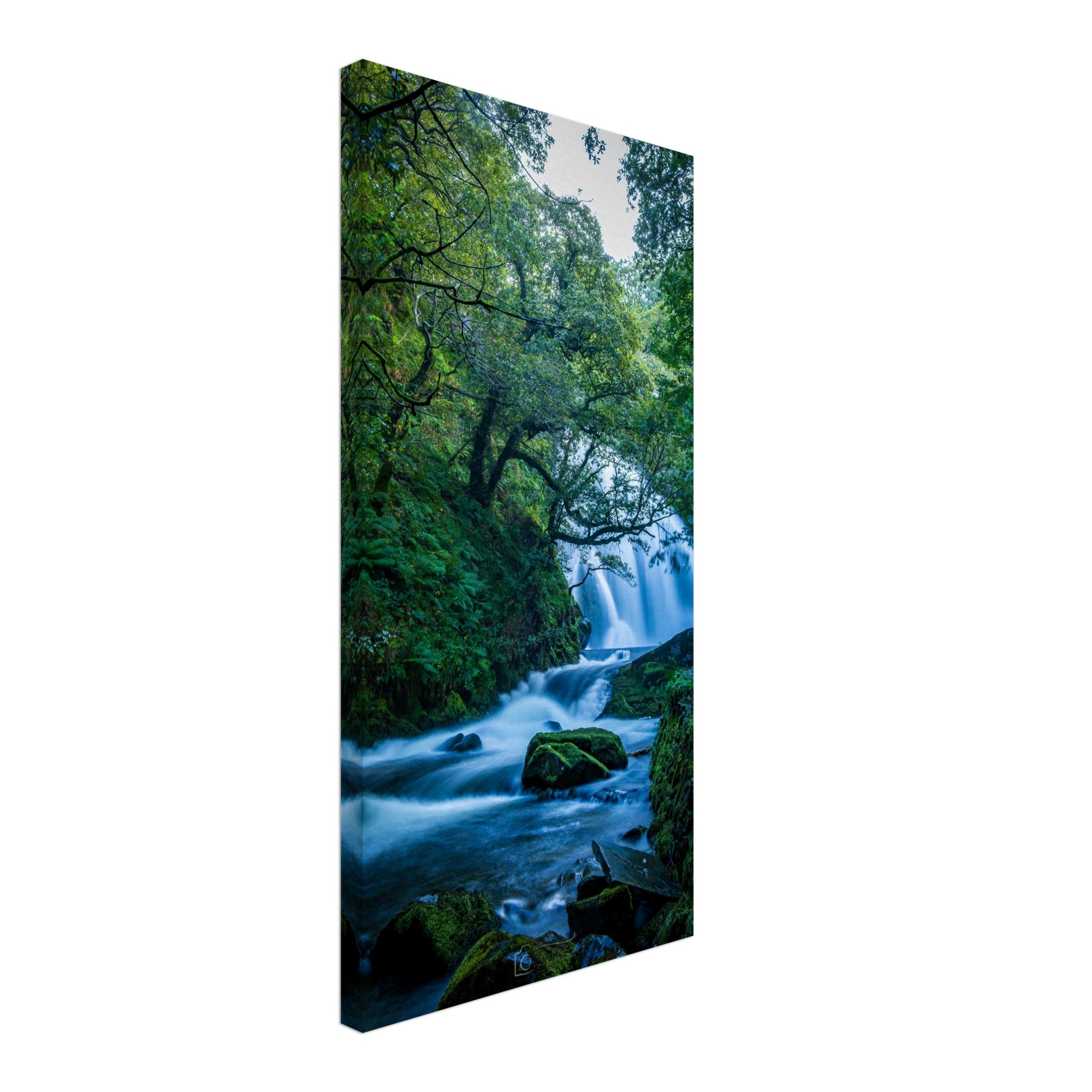 Autumnal Rapids of Ceunant Mawr Large Waterfall