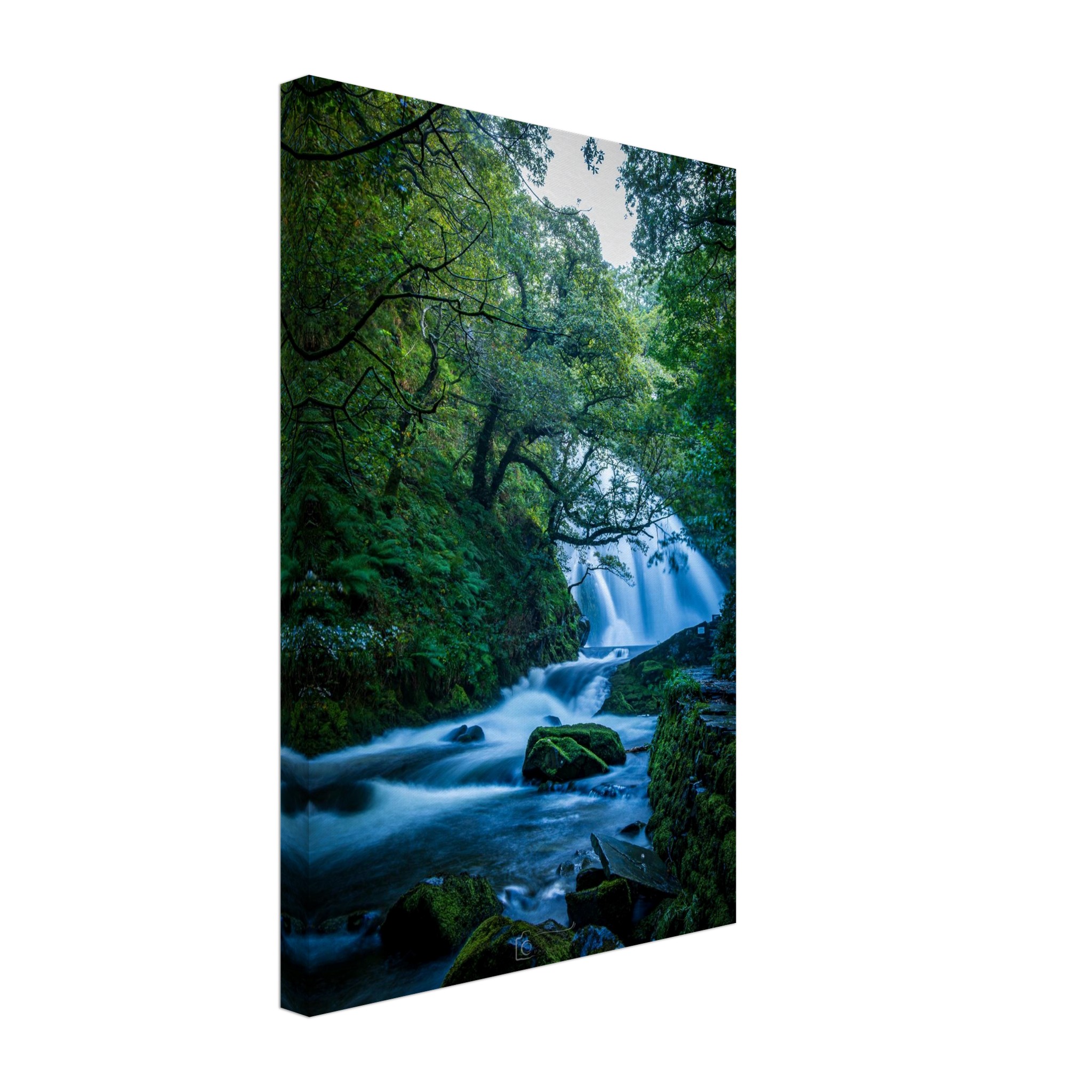 Autumnal Rapids of Ceunant Mawr Large Waterfall