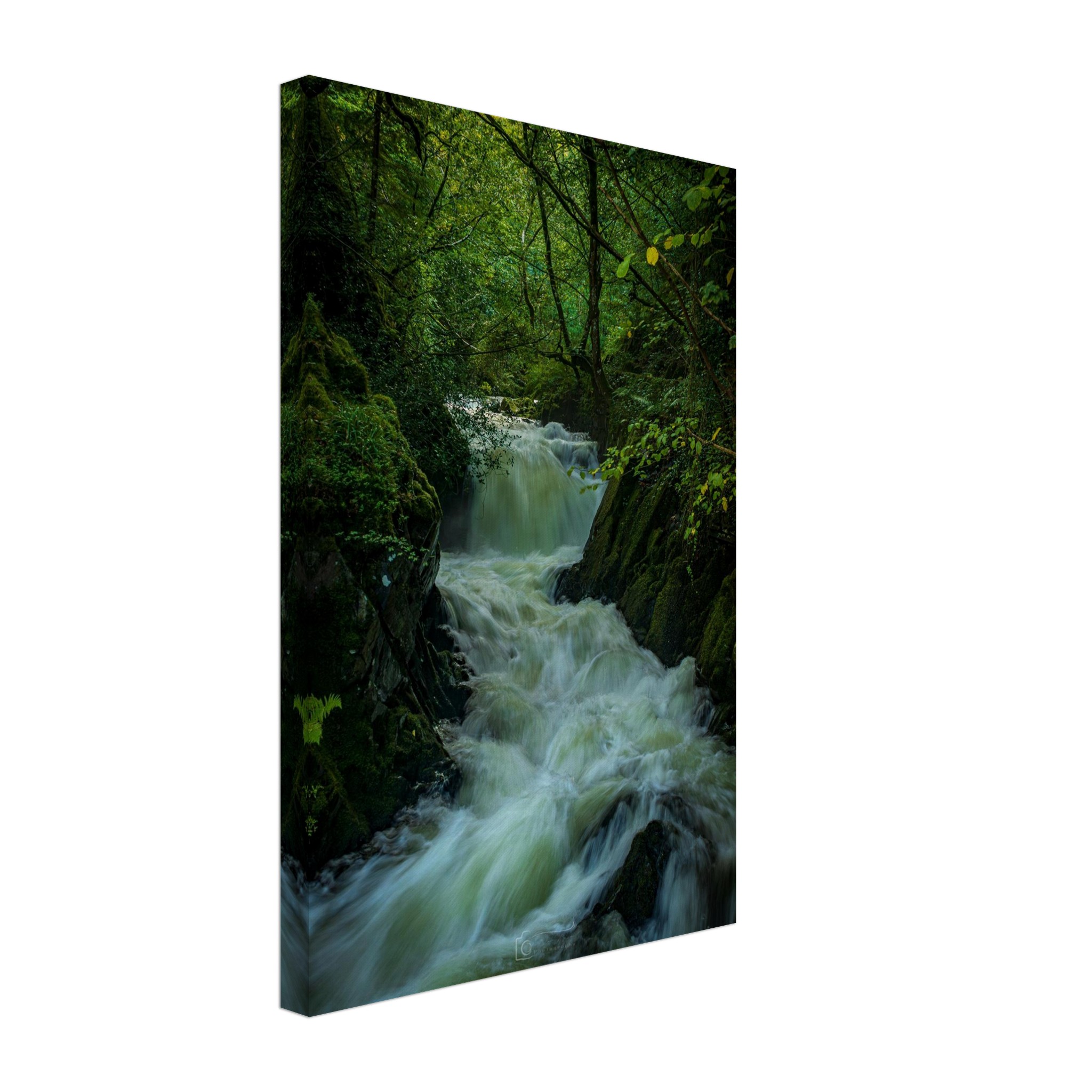 Rapids of Ceunant Mawr Small Waterfall