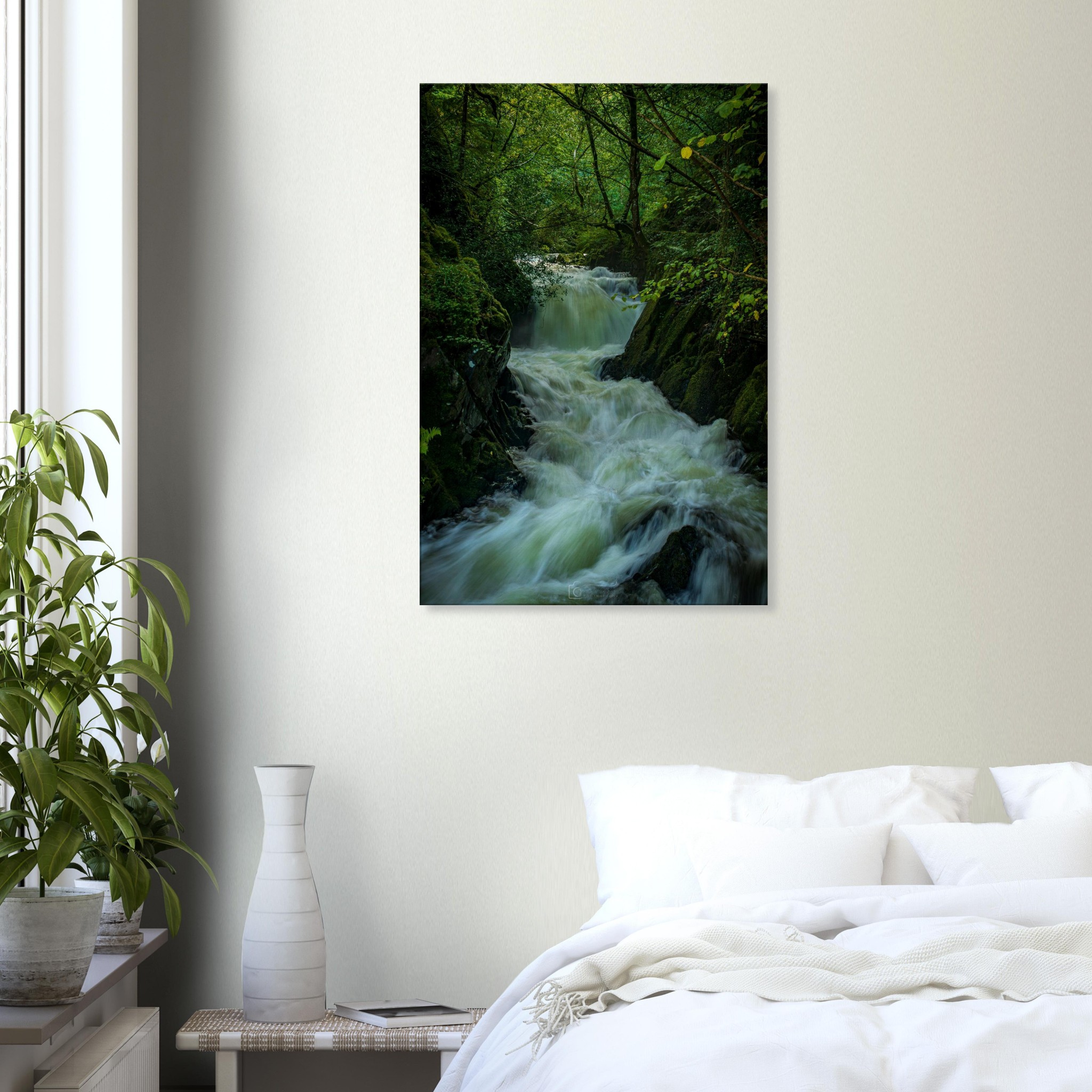 Rapids of Ceunant Mawr Small Waterfall