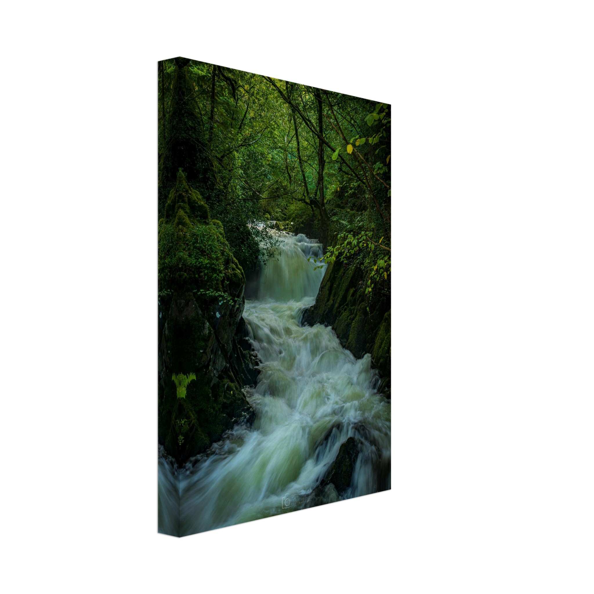 Rapids of Ceunant Mawr Small Waterfall