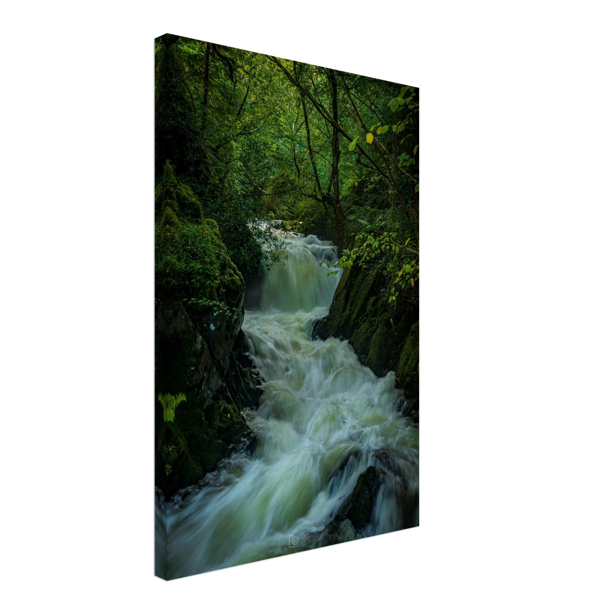 Rapids of Ceunant Mawr Small Waterfall