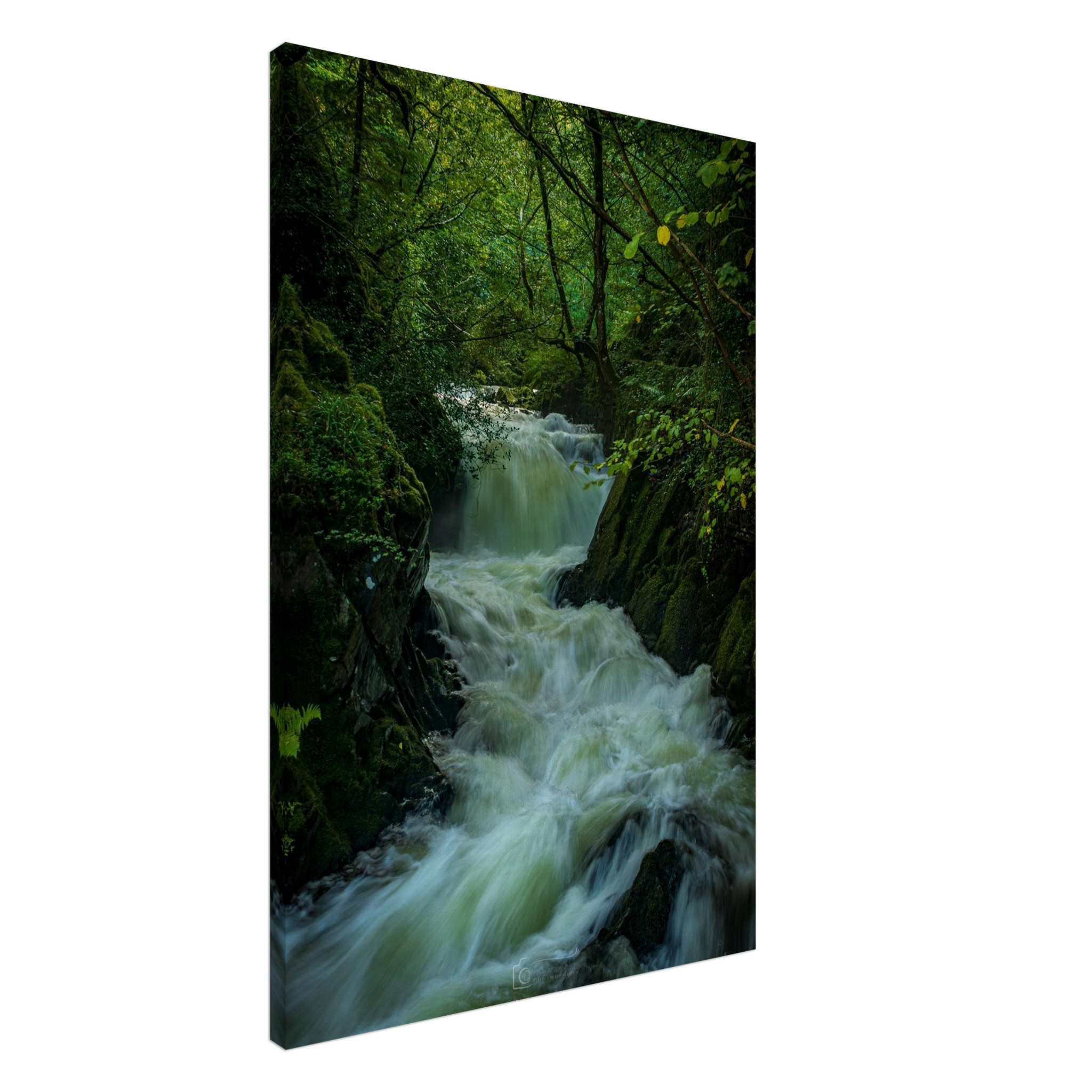 Rapids of Ceunant Mawr Small Waterfall