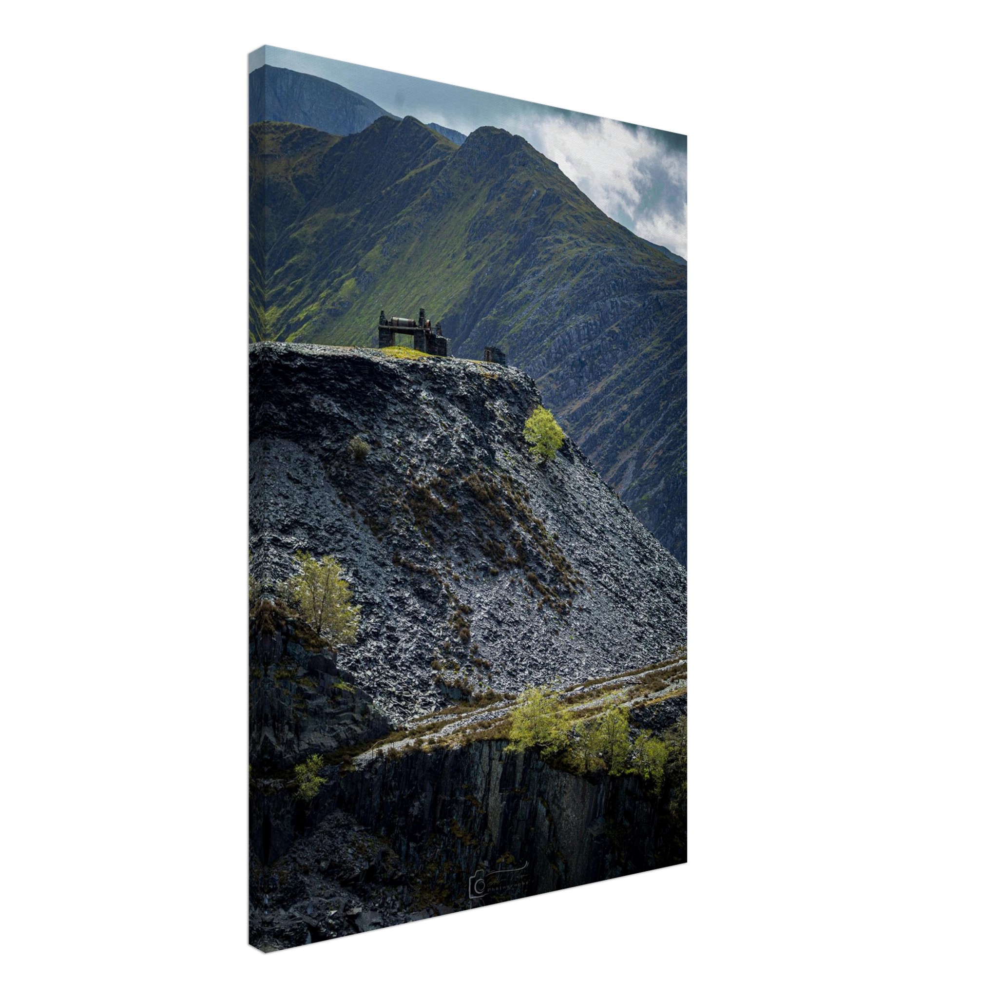 Dinorwig Quarry Mountain Valley Landscape