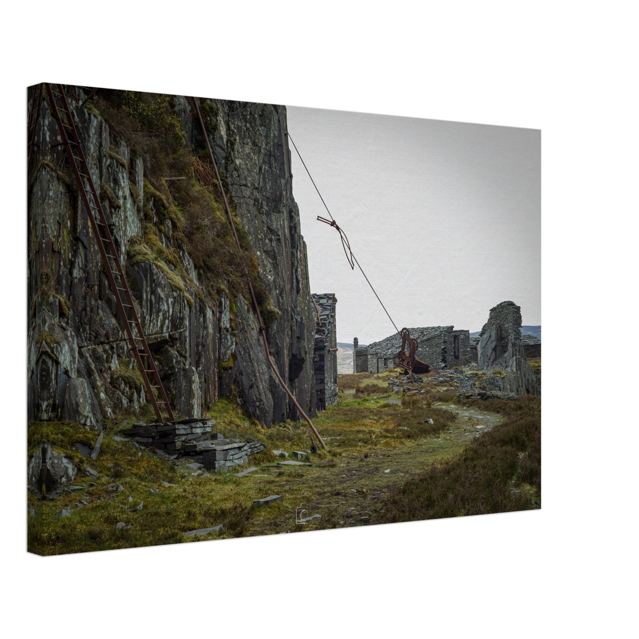 Dinorwig Quarry Industrial Heritage Disused Slate Machinery