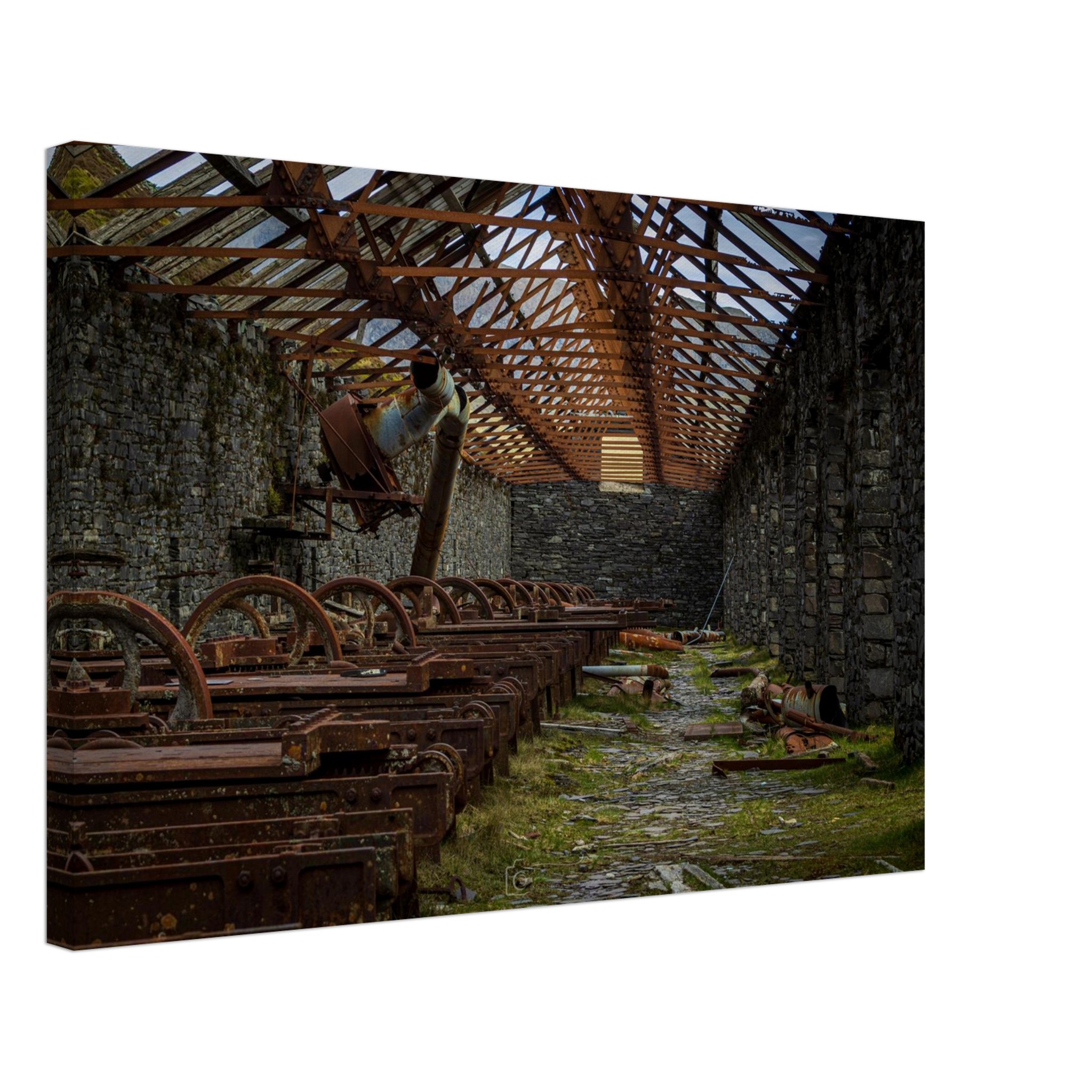 Shadows Of Dinorwig Quarry Cutting Shed