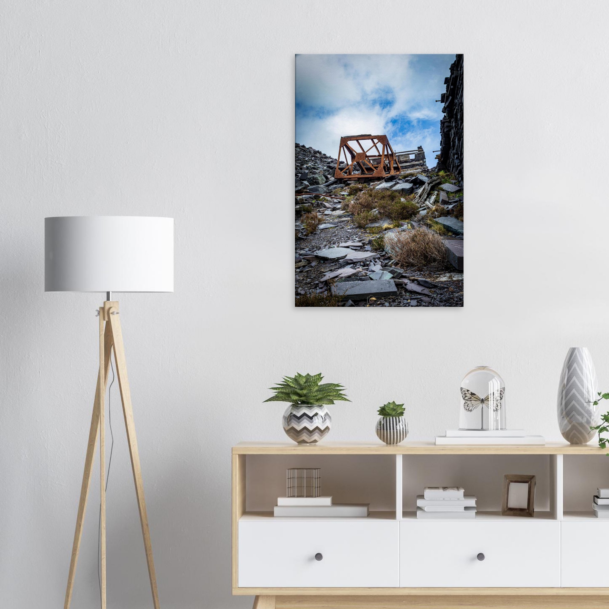 Dinorwic Quarry Rustic Pulley Systems