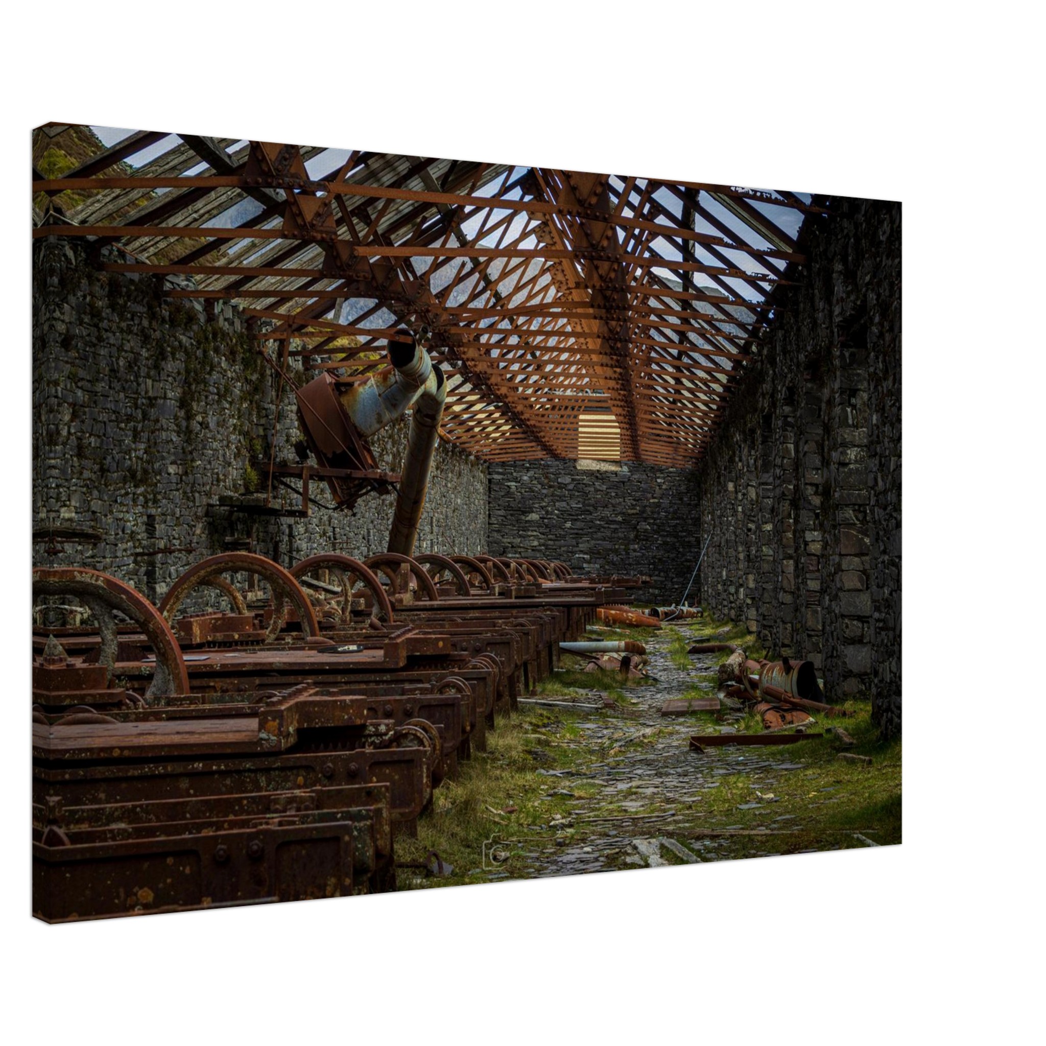 Shadows Of Dinorwig Quarry Cutting Shed