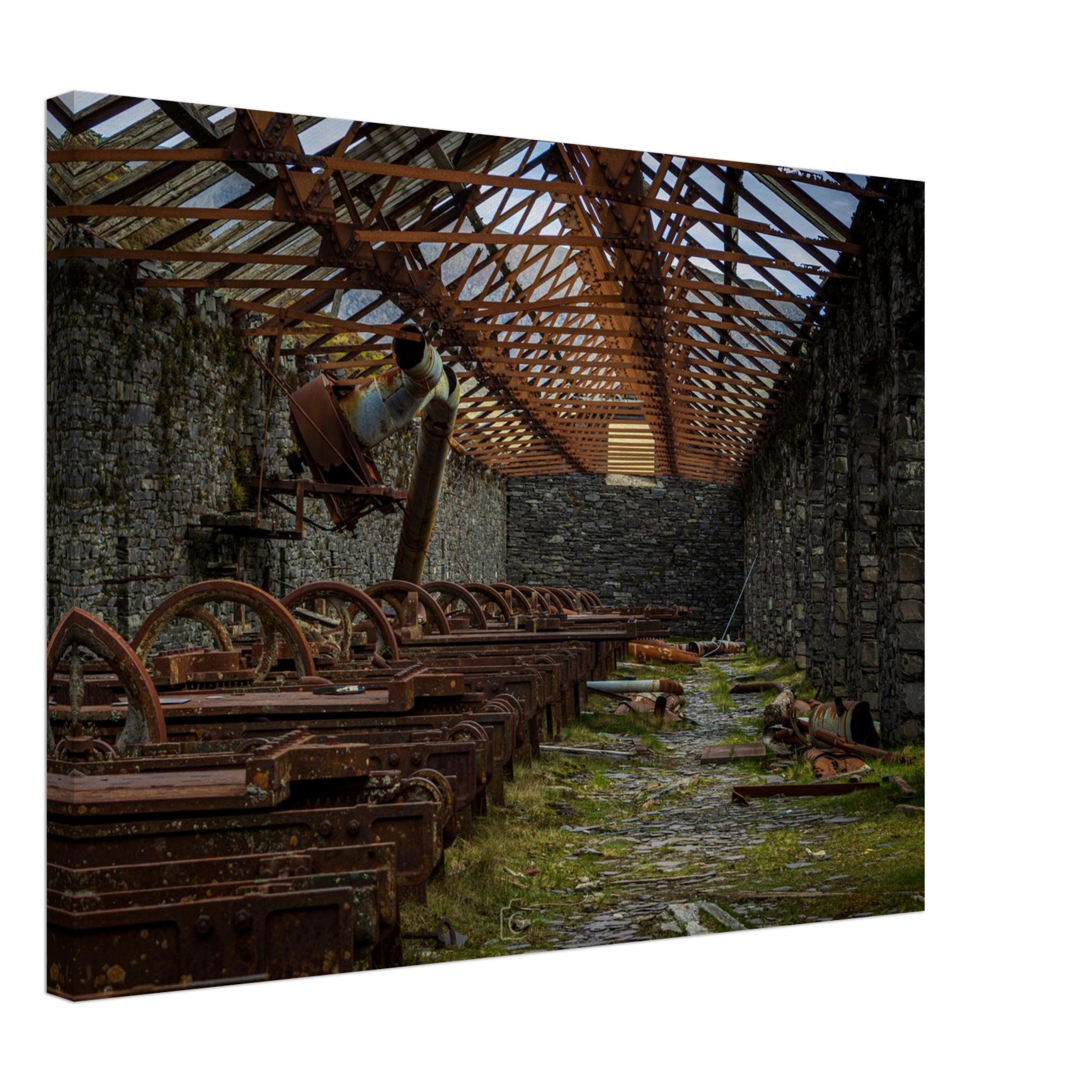 Shadows Of Dinorwig Quarry Cutting Shed
