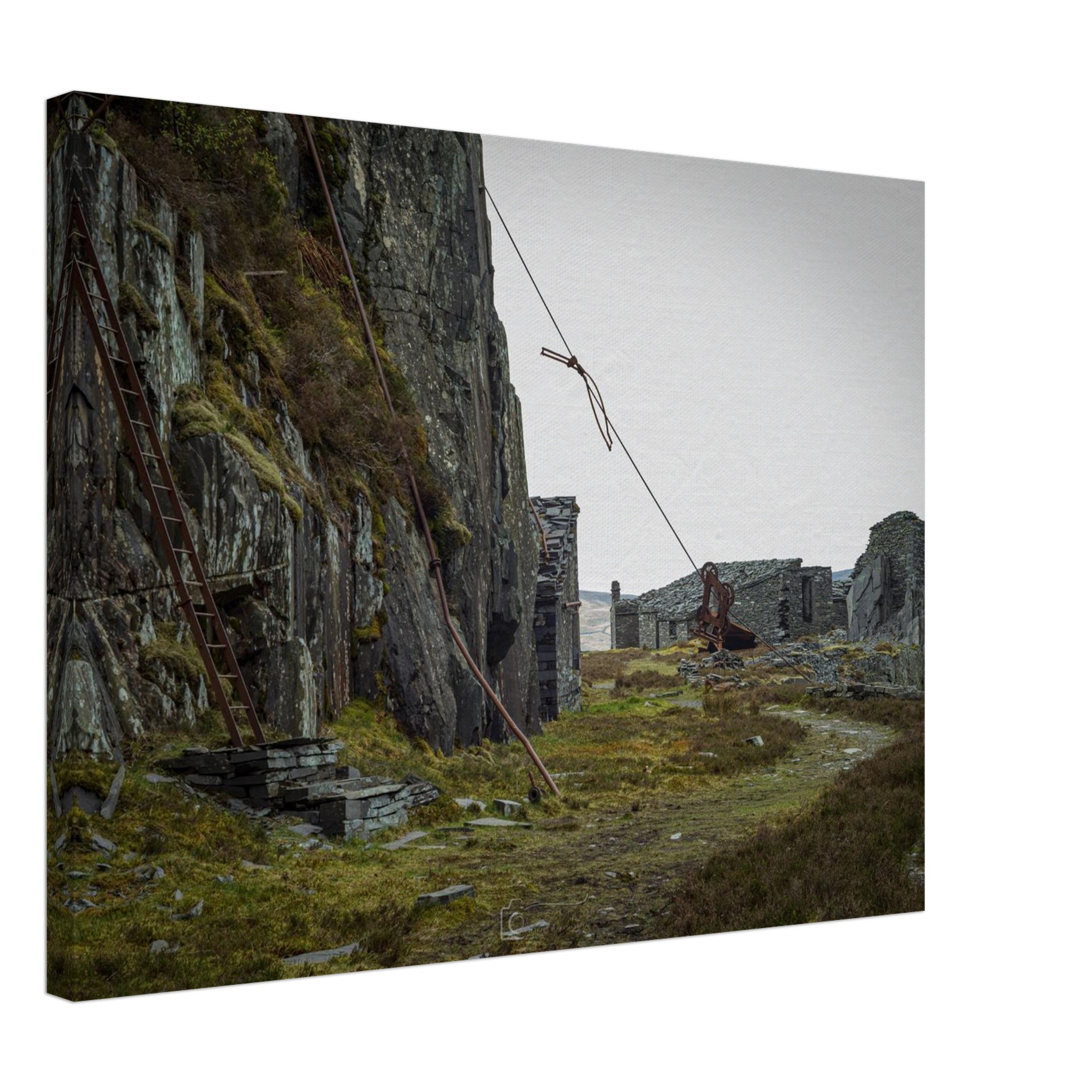 Dinorwig Quarry Industrial Heritage Disused Slate Machinery