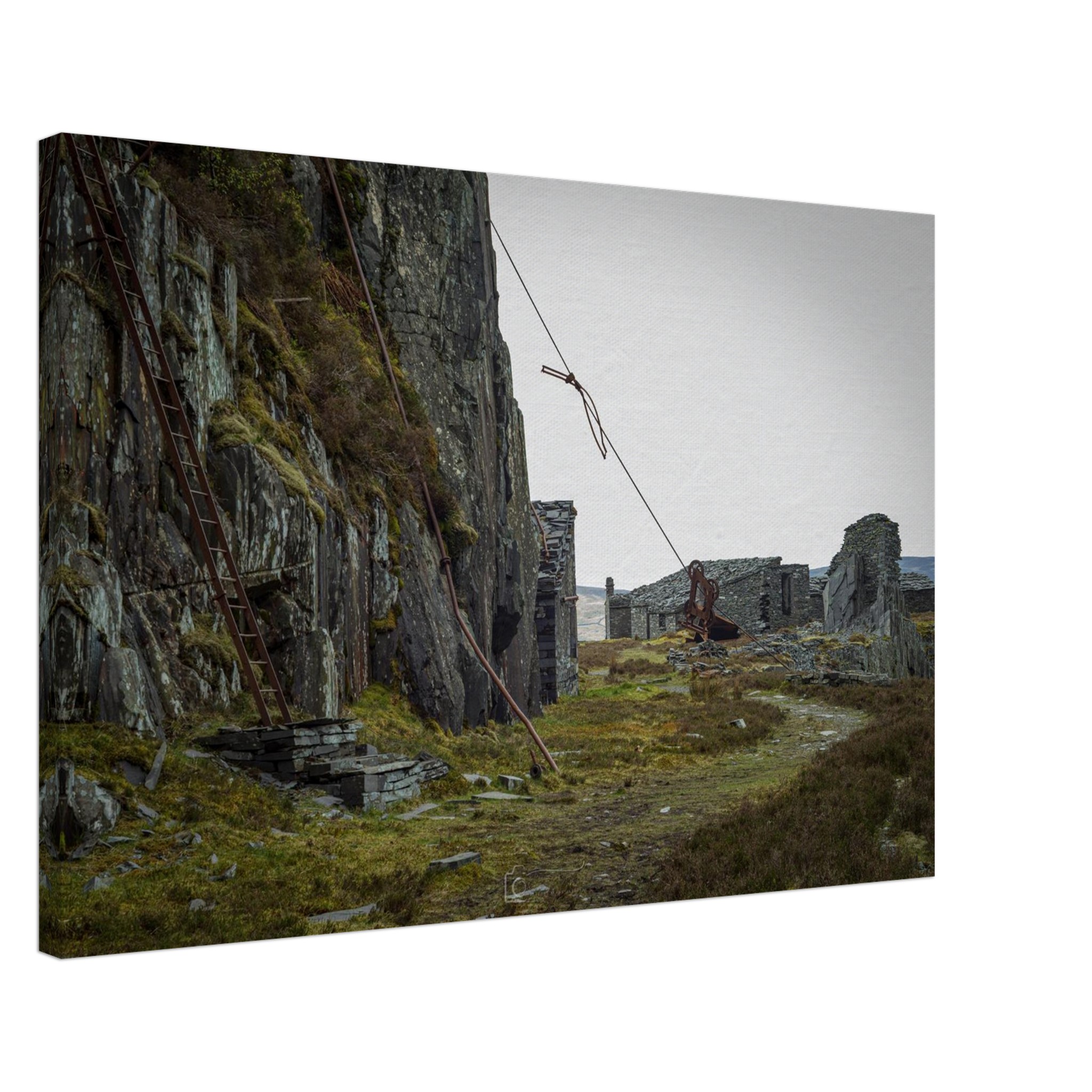 Dinorwig Quarry Industrial Heritage Disused Slate Machinery