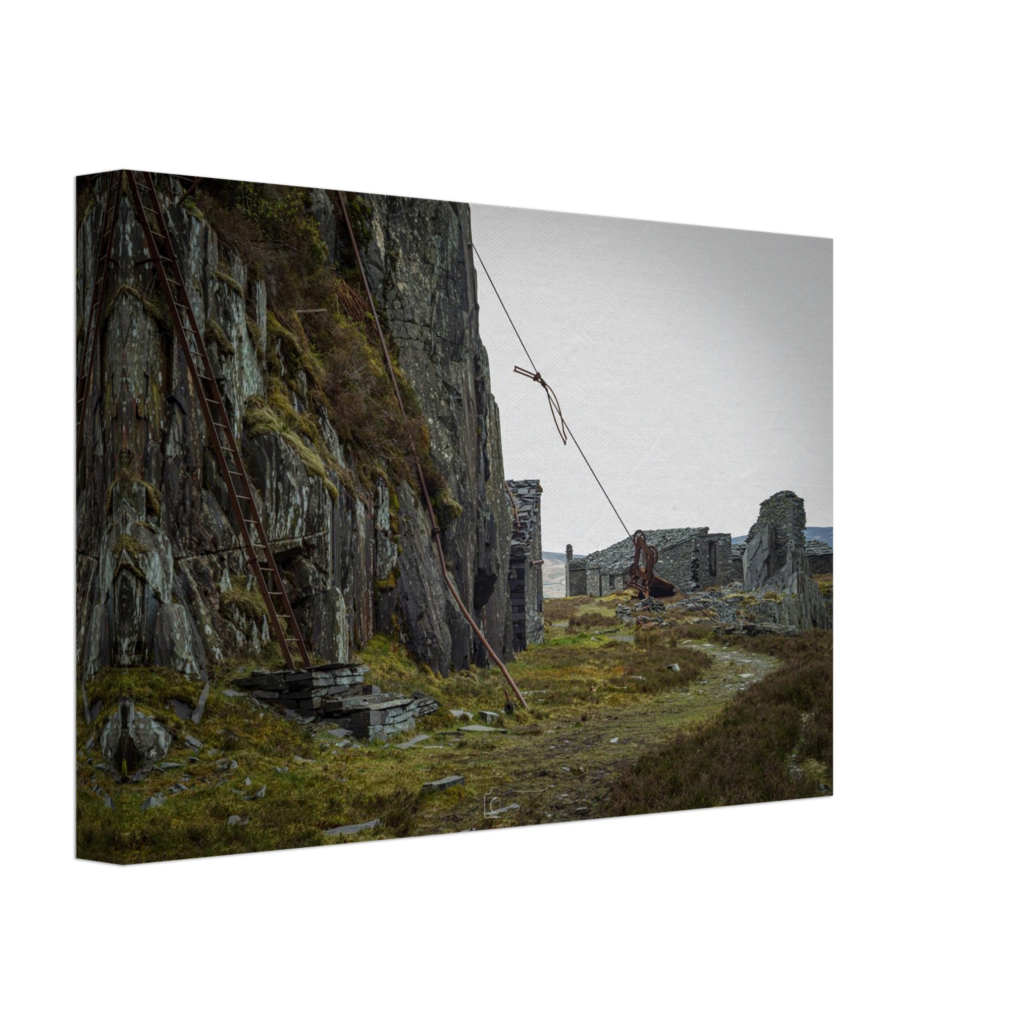 Dinorwig Quarry Industrial Heritage Disused Slate Machinery