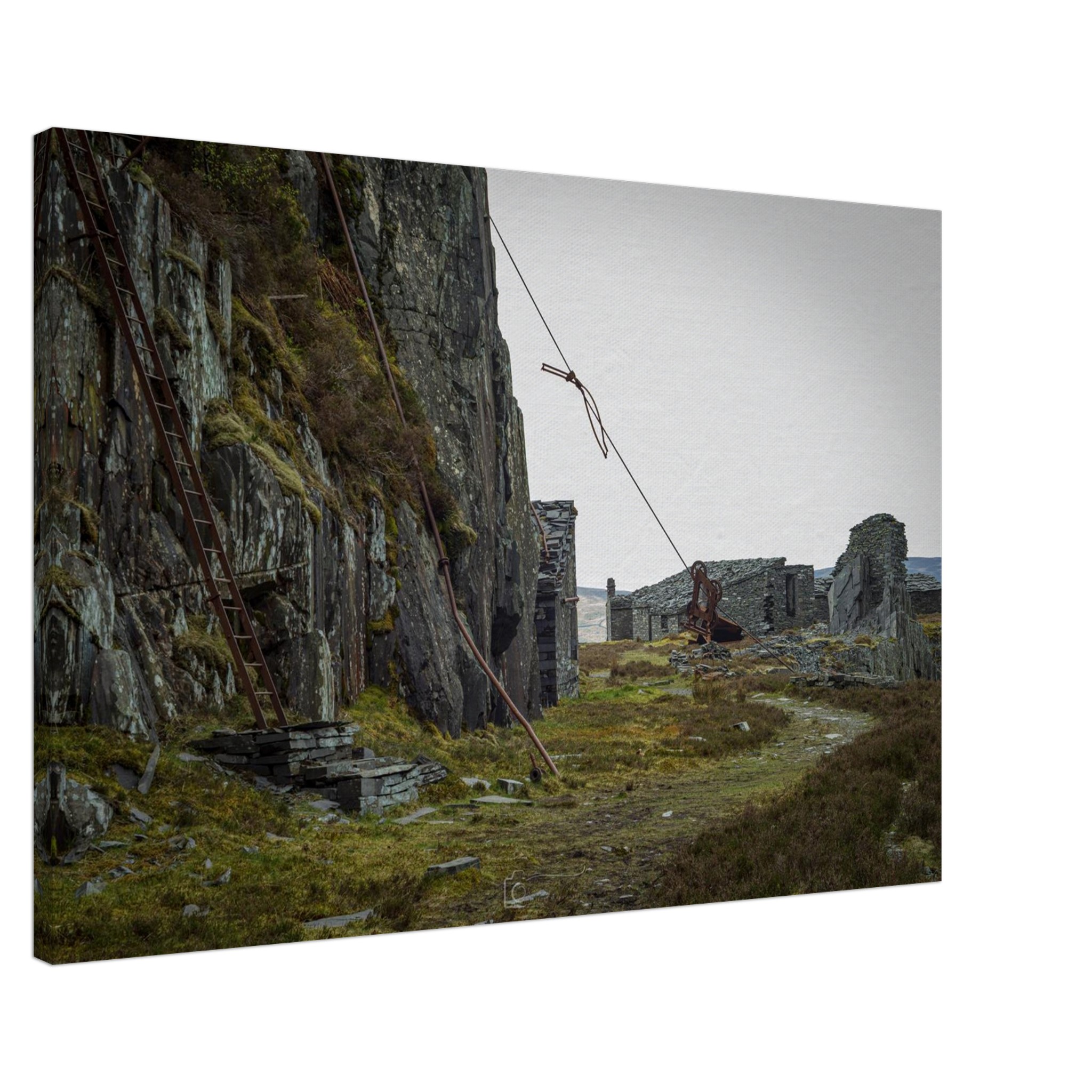 Dinorwig Quarry Industrial Heritage Disused Slate Machinery