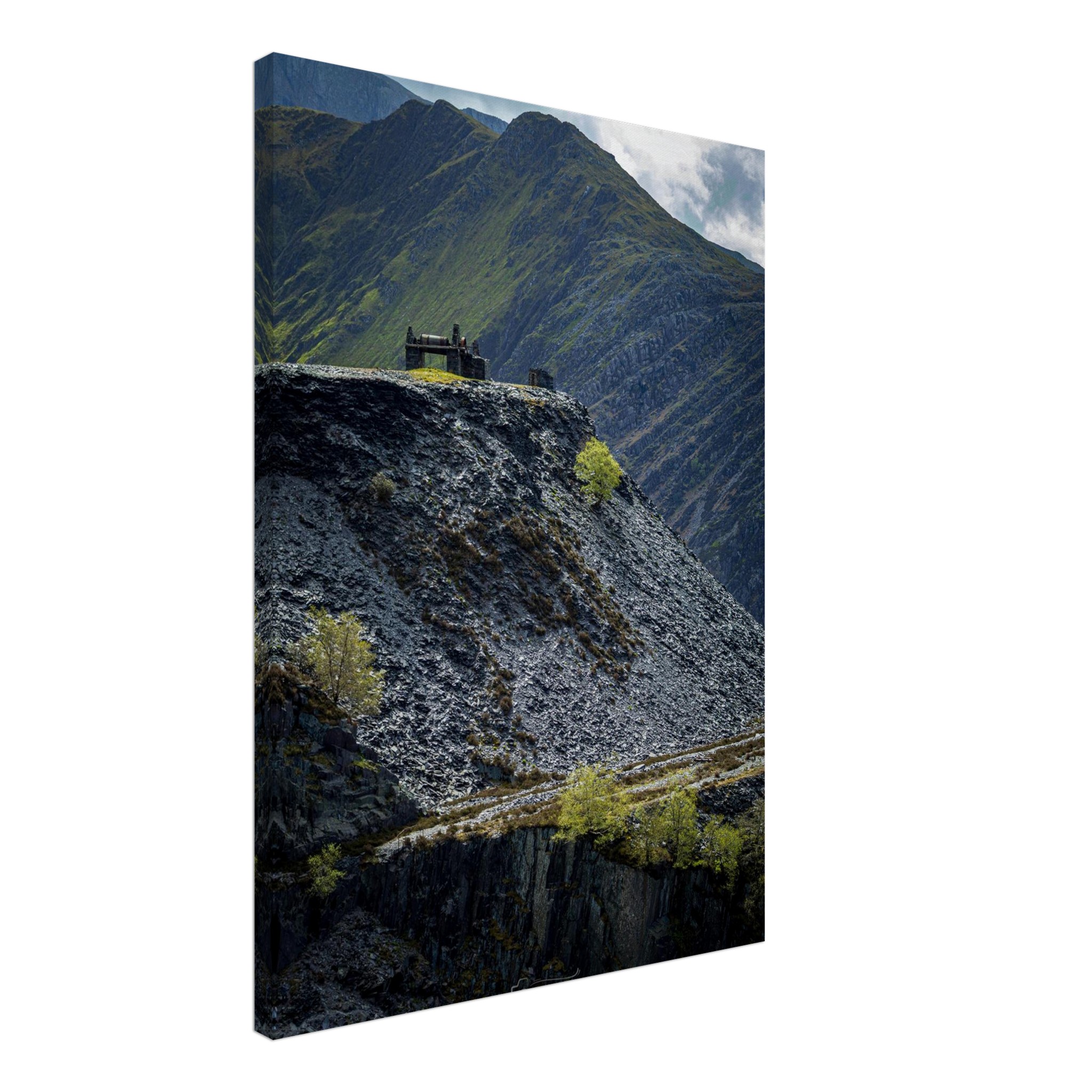 Dinorwig Quarry Mountain Valley Landscape