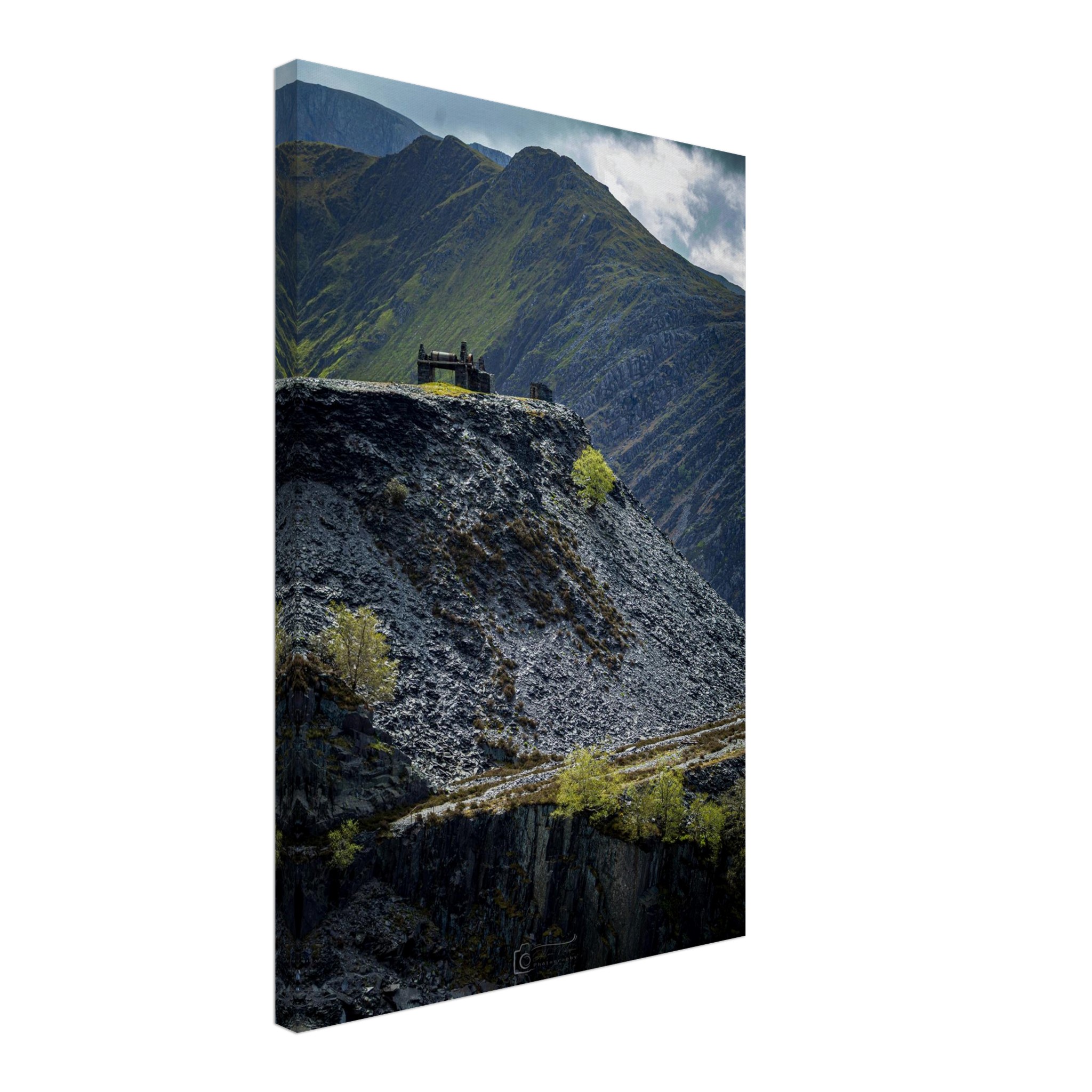 Dinorwig Quarry Mountain Valley Landscape