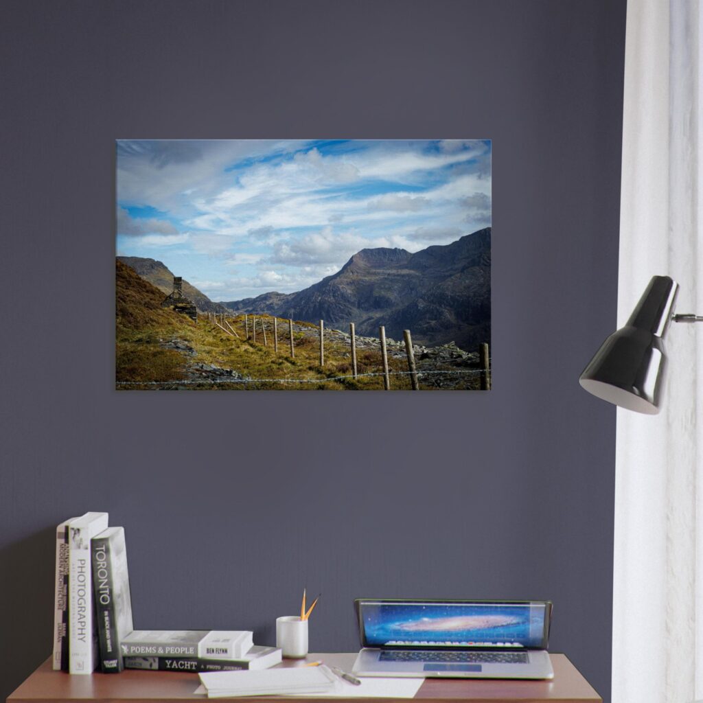 Dinorwic Quarry Mountain Valley Vista