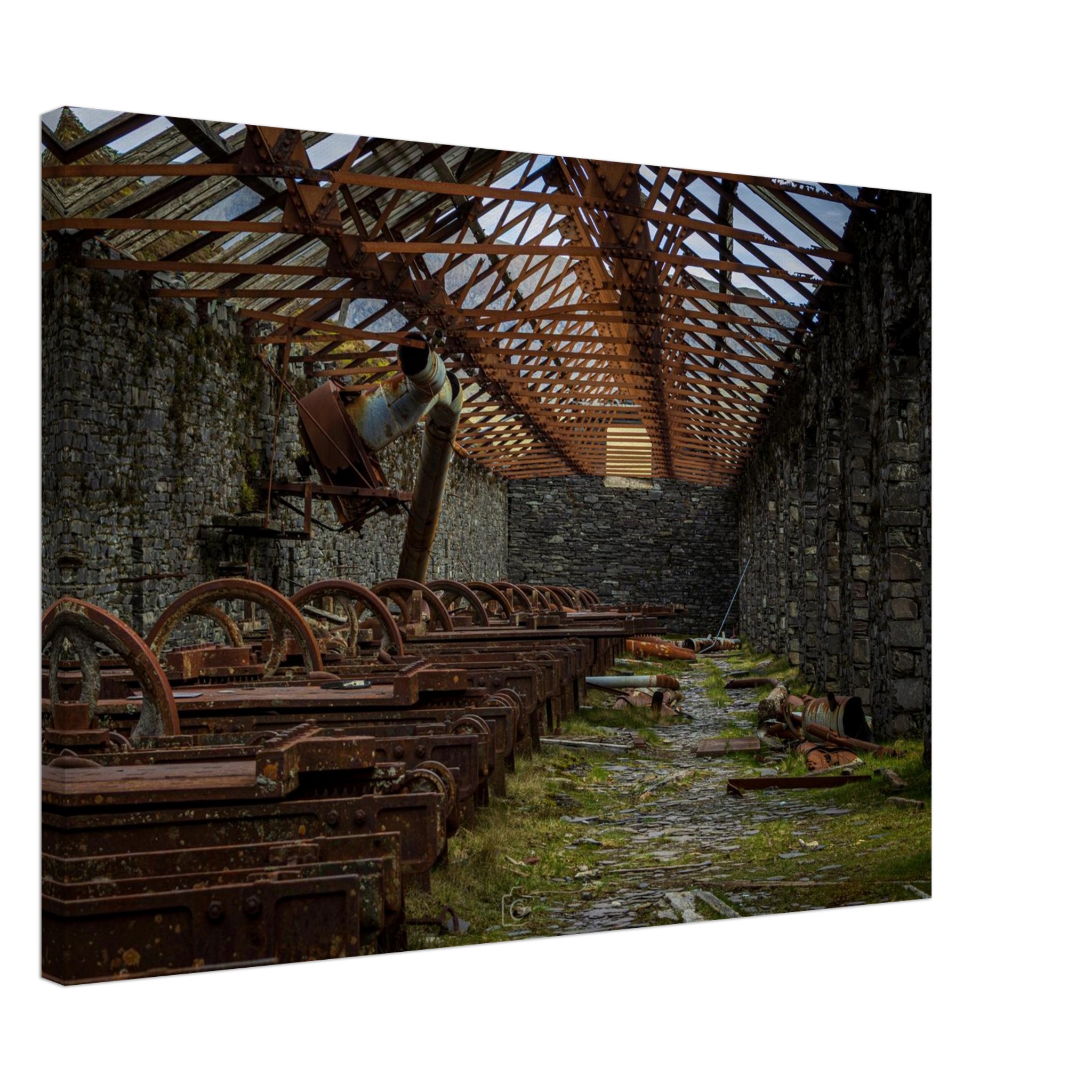 Shadows Of Dinorwig Quarry Cutting Shed