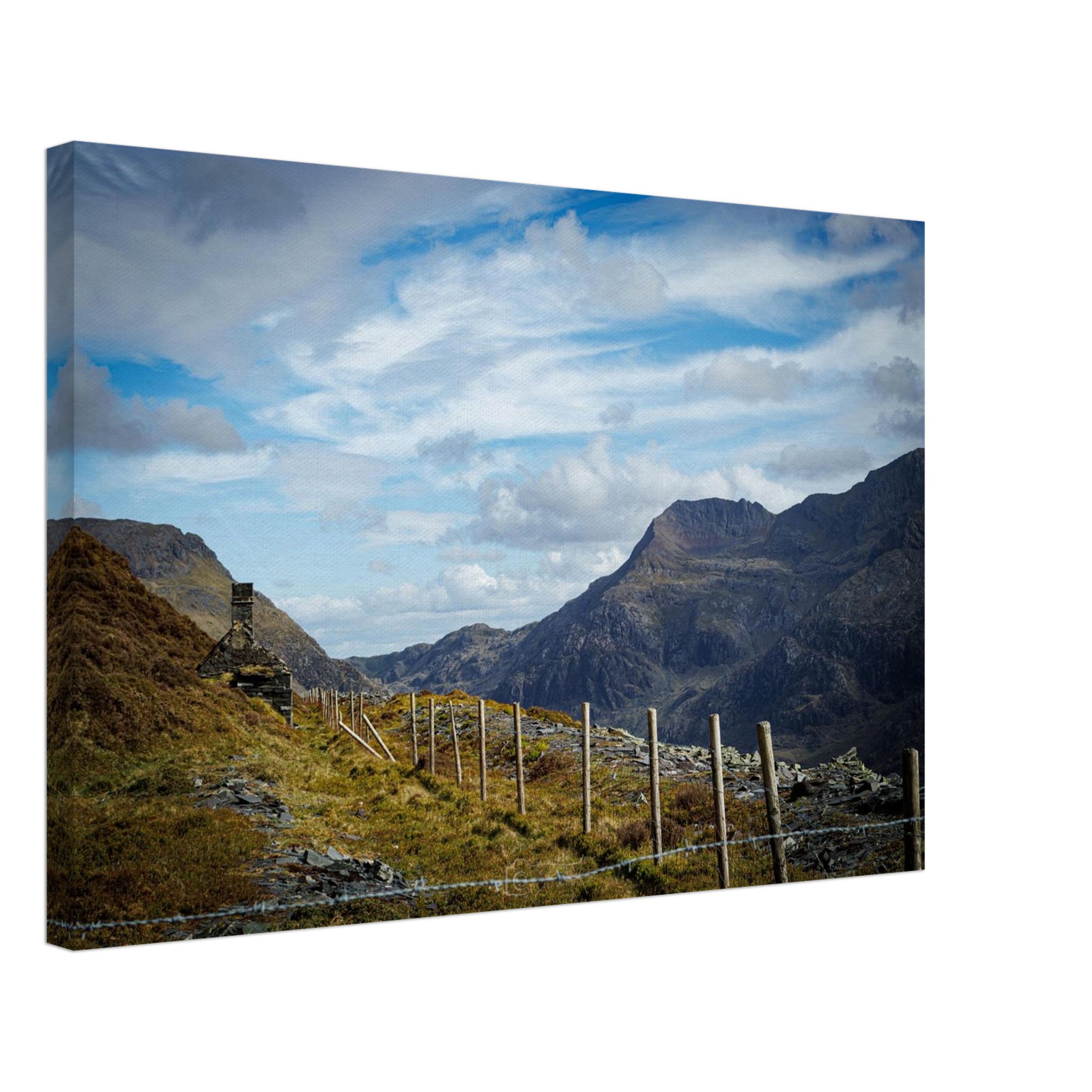 Dinorwig Quarry Mountain Valley Vista