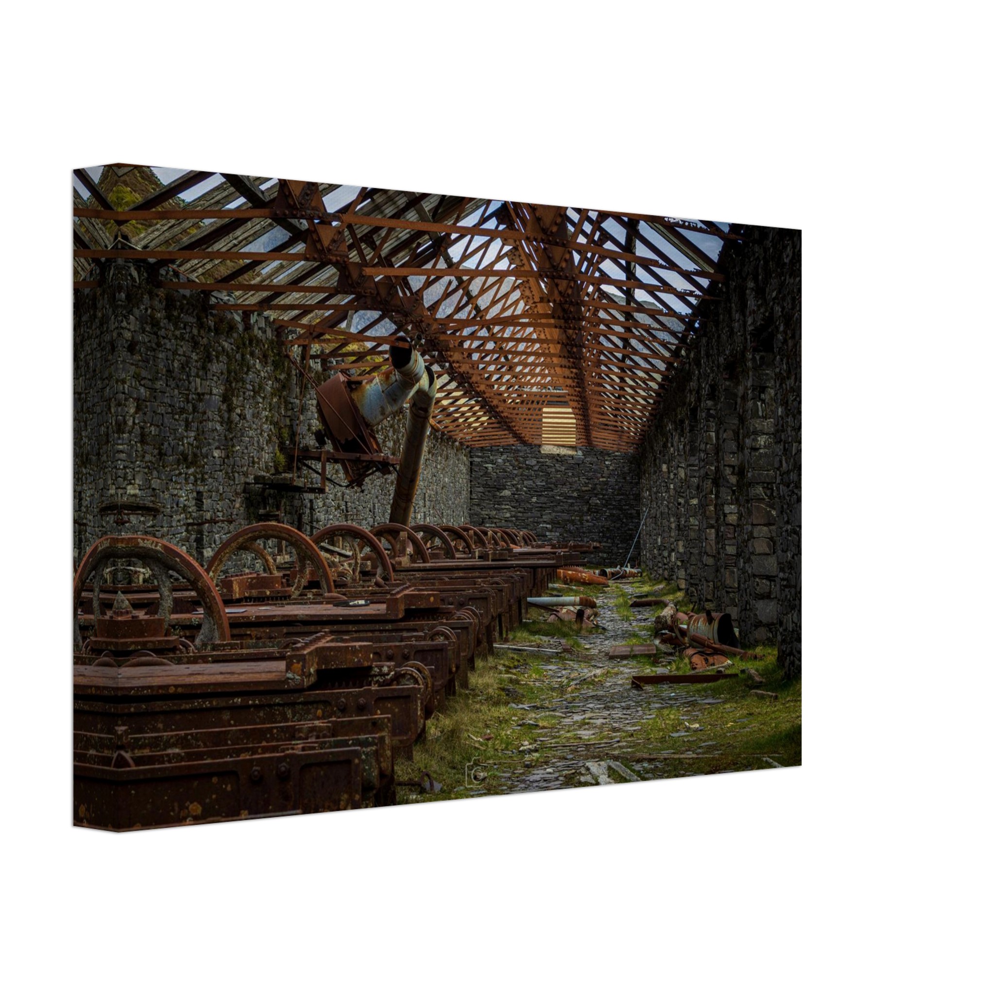 Shadows Of Dinorwig Quarry Cutting Shed