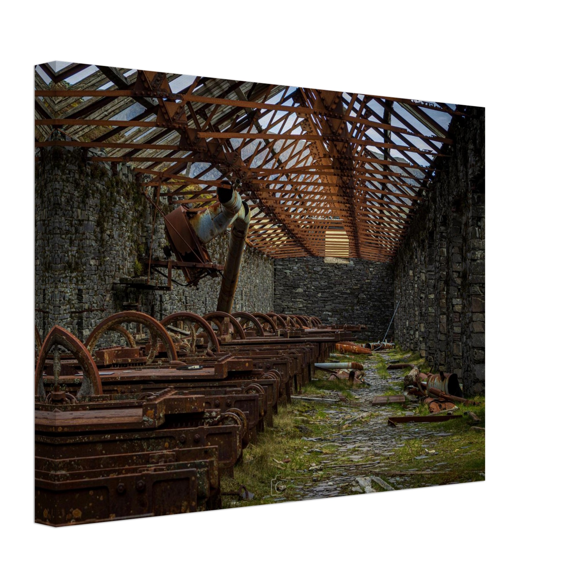 Shadows Of Dinorwig Quarry Cutting Shed