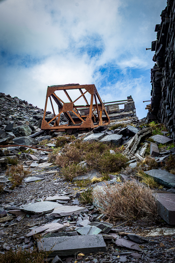 Dinorwic Quarry Rustic Pulley Systems