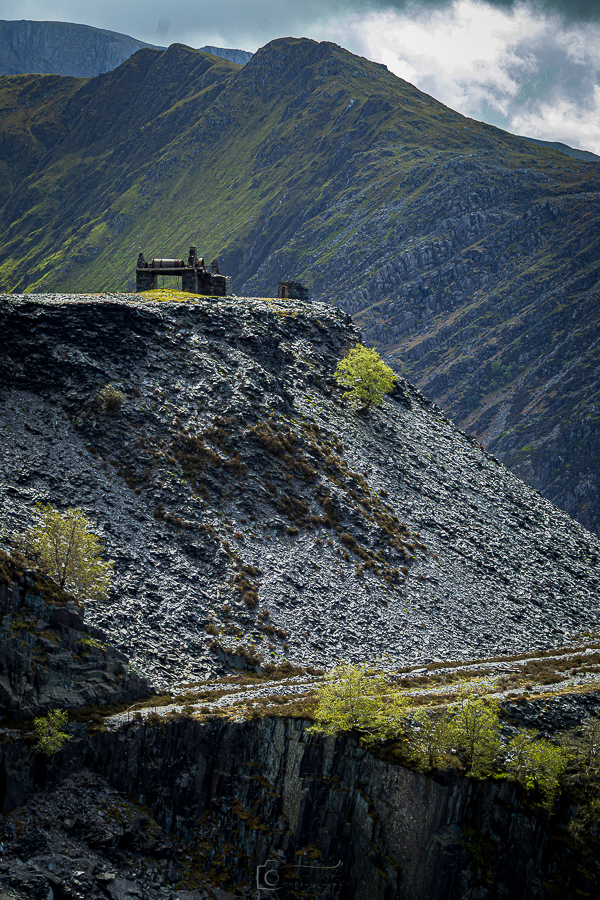 Dinorwic Quarry Stunning Mountain Valley Landscape