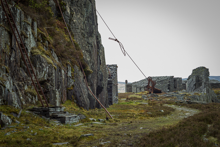 Dinorwic Quarry Industrial Heritage Disused Slate Machinery