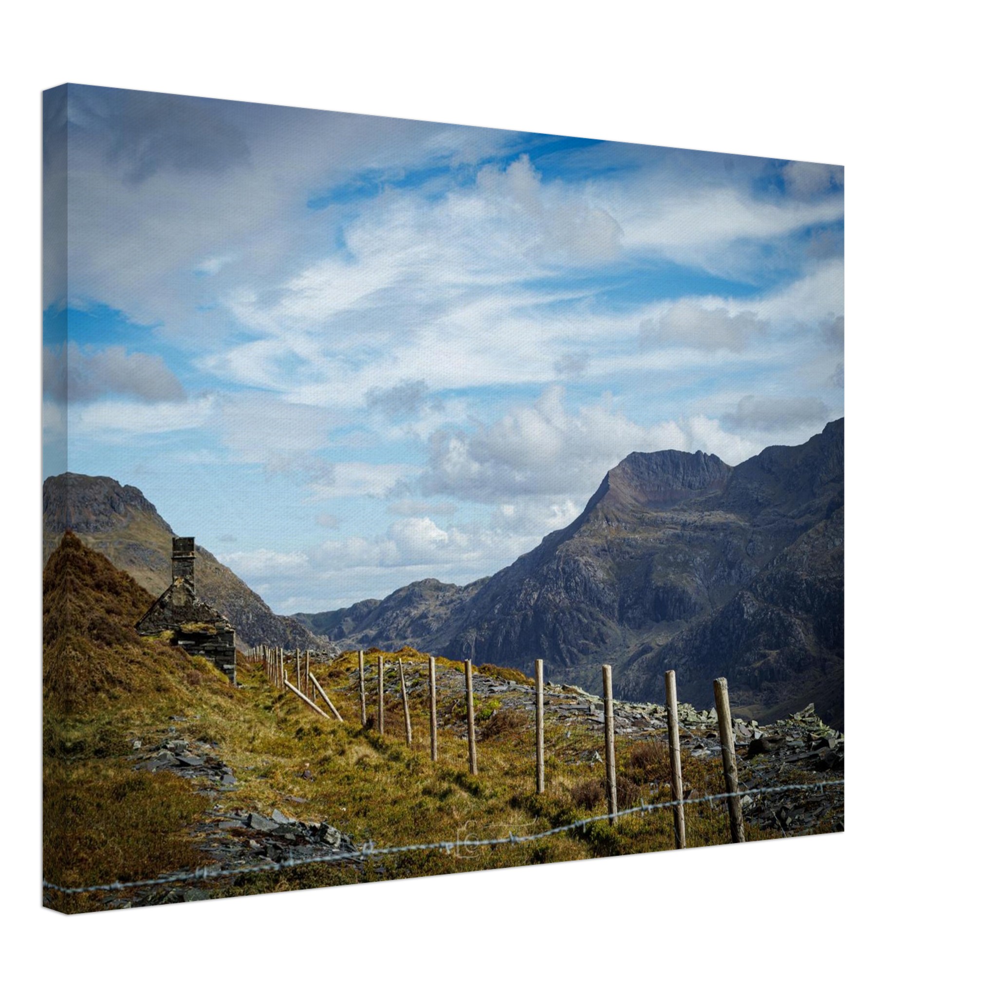 Dinorwig Quarry Mountain Valley Vista