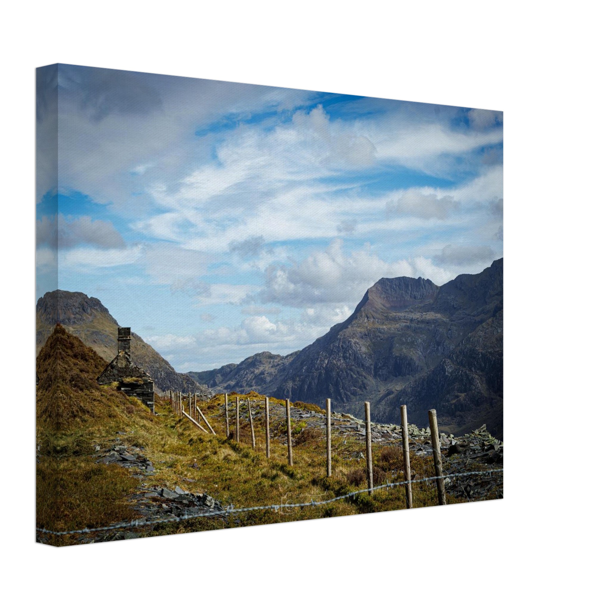 Dinorwig Quarry Mountain Valley Vista