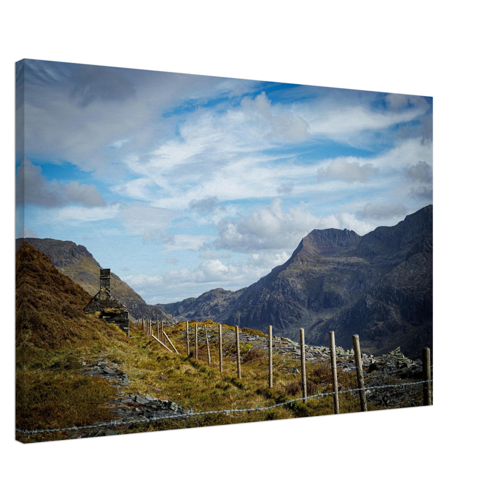 Dinorwig Quarry Mountain Valley Vista