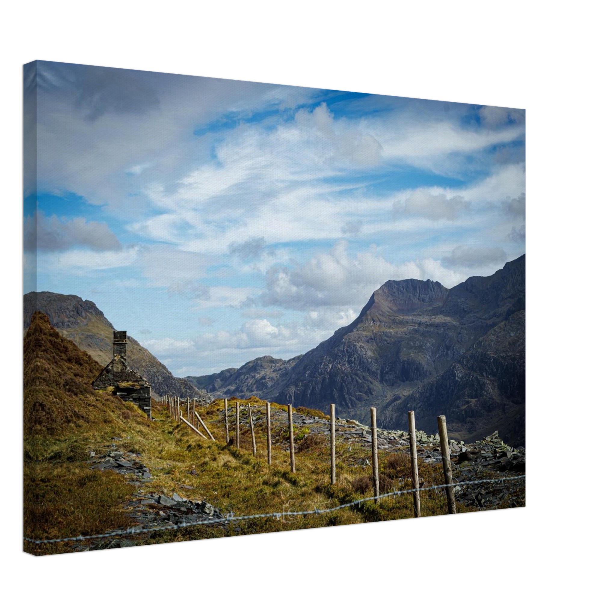 Dinorwig Quarry Mountain Valley Vista