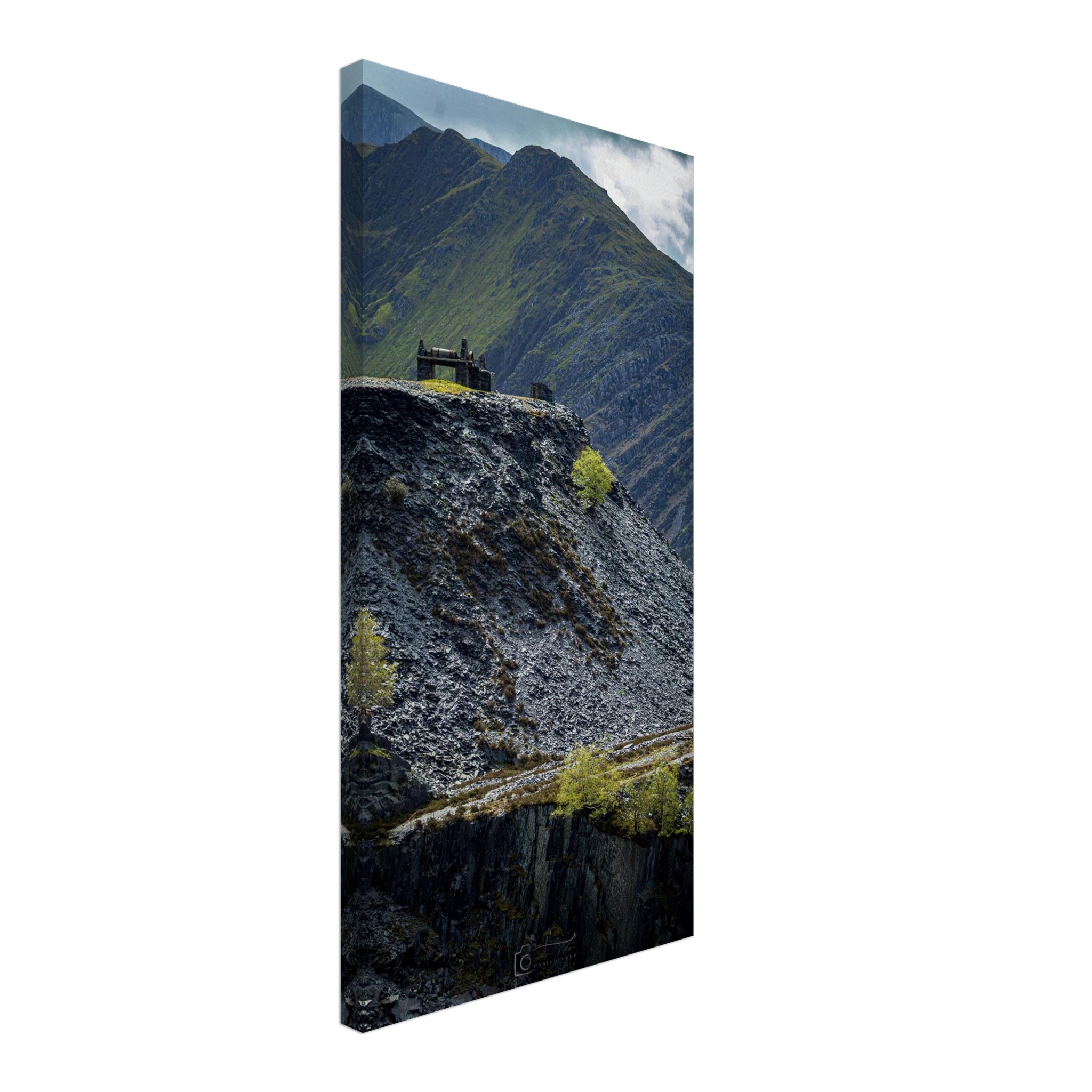 Dinorwig Quarry Mountain Valley Landscape