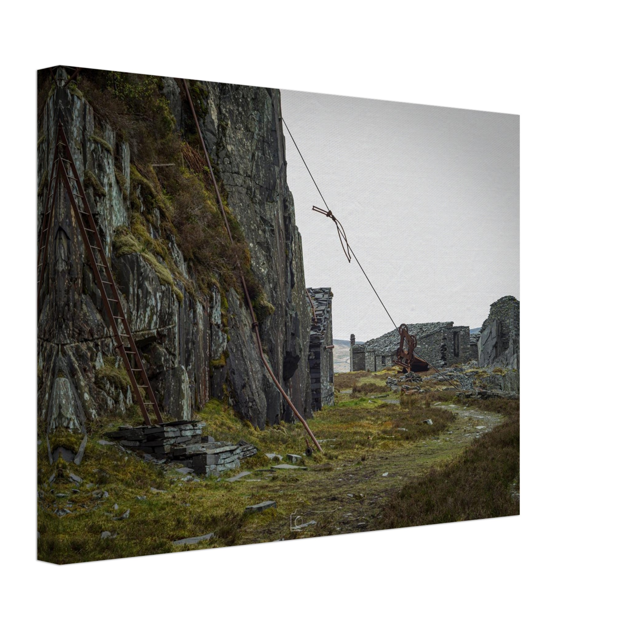 Dinorwig Quarry Industrial Heritage Disused Slate Machinery