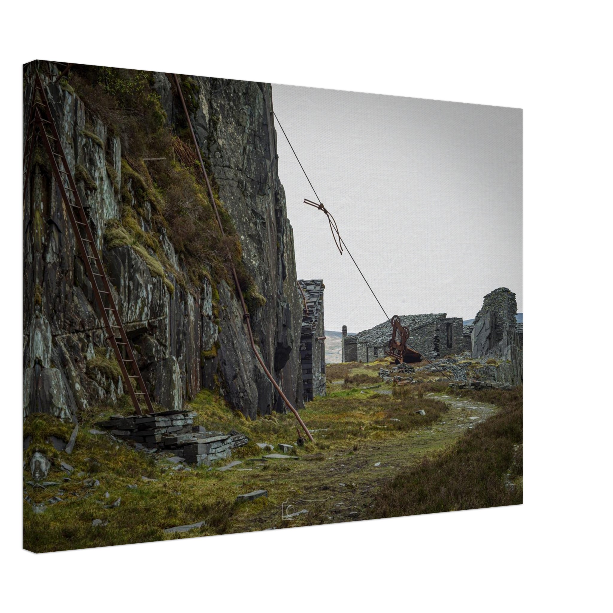 Dinorwig Quarry Industrial Heritage Disused Slate Machinery