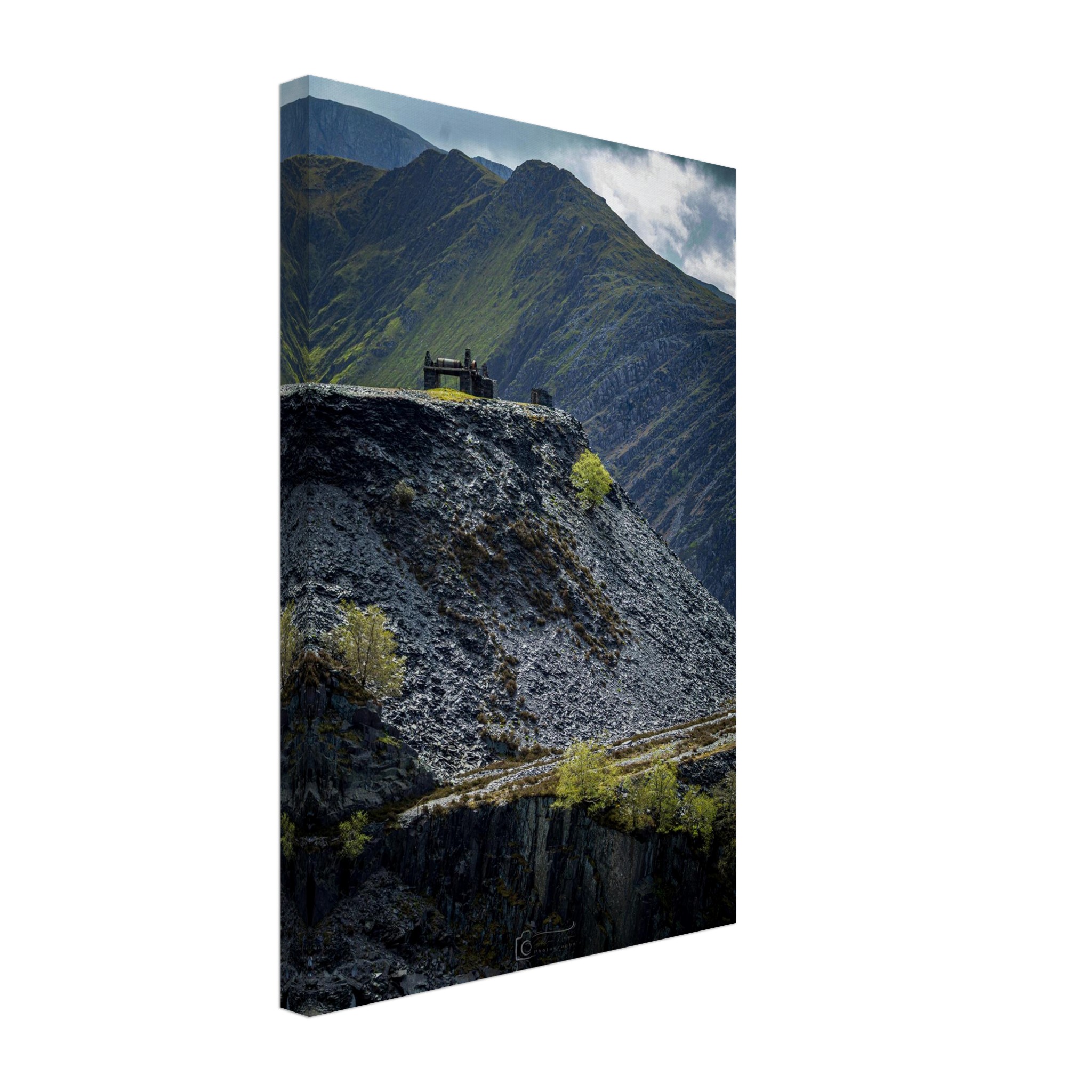 Dinorwig Quarry Mountain Valley Landscape