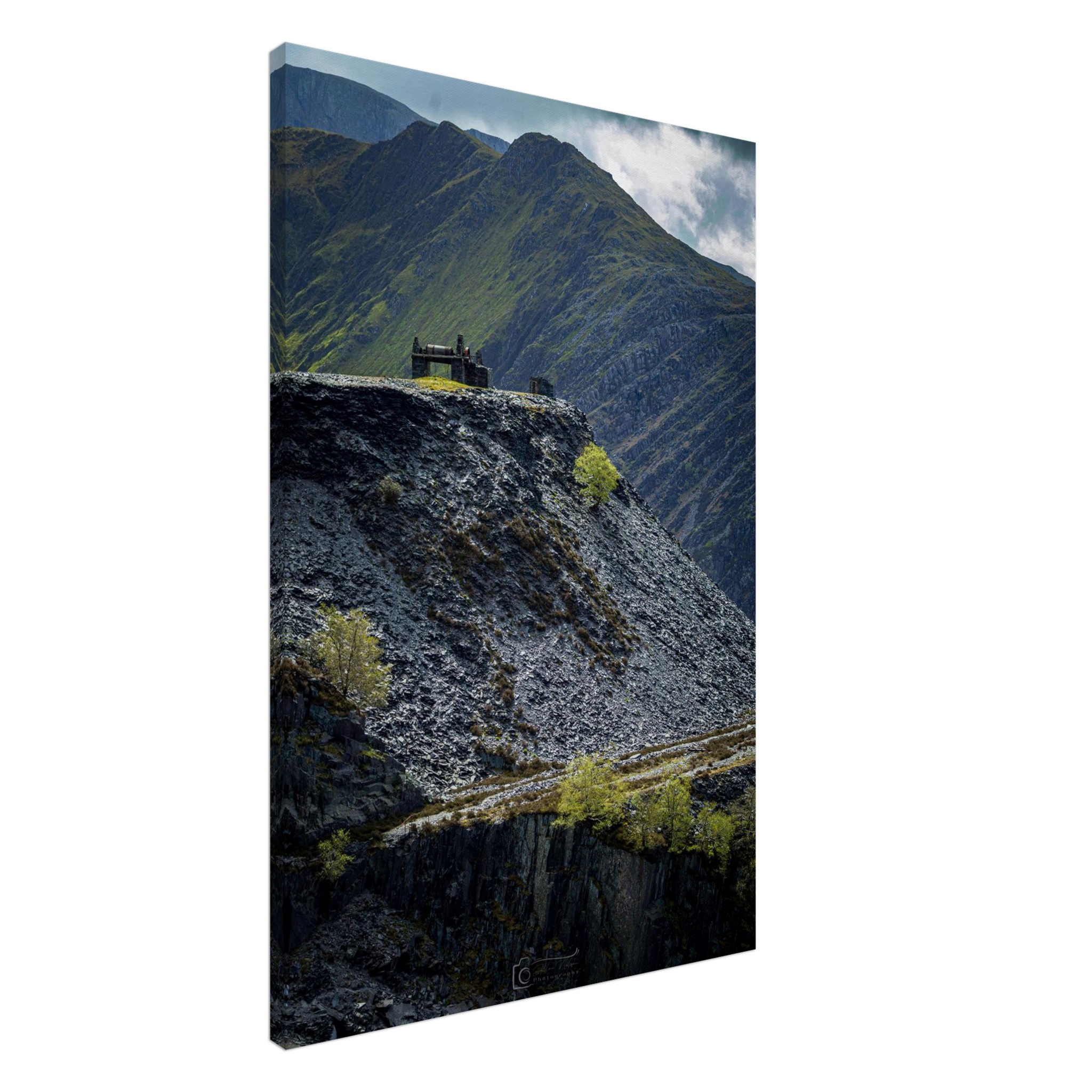 Dinorwig Quarry Mountain Valley Landscape