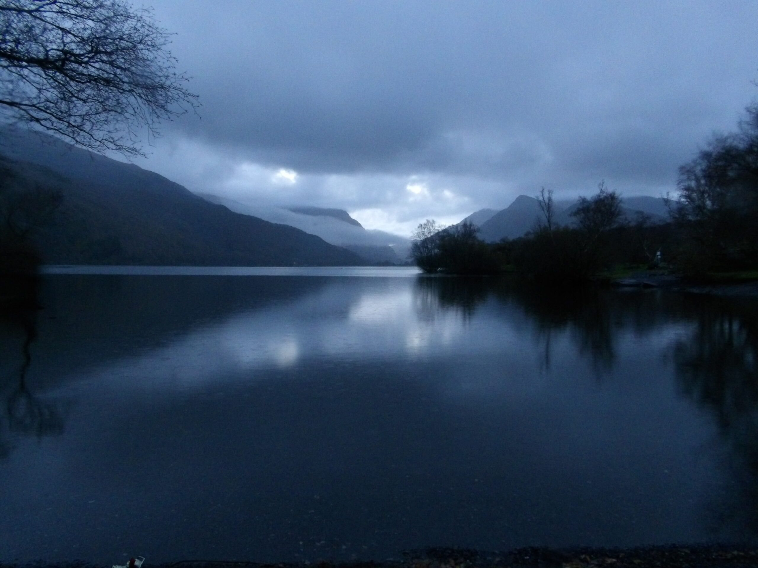 Snowdonia National Park, Lyn Padarn During Blue Hour