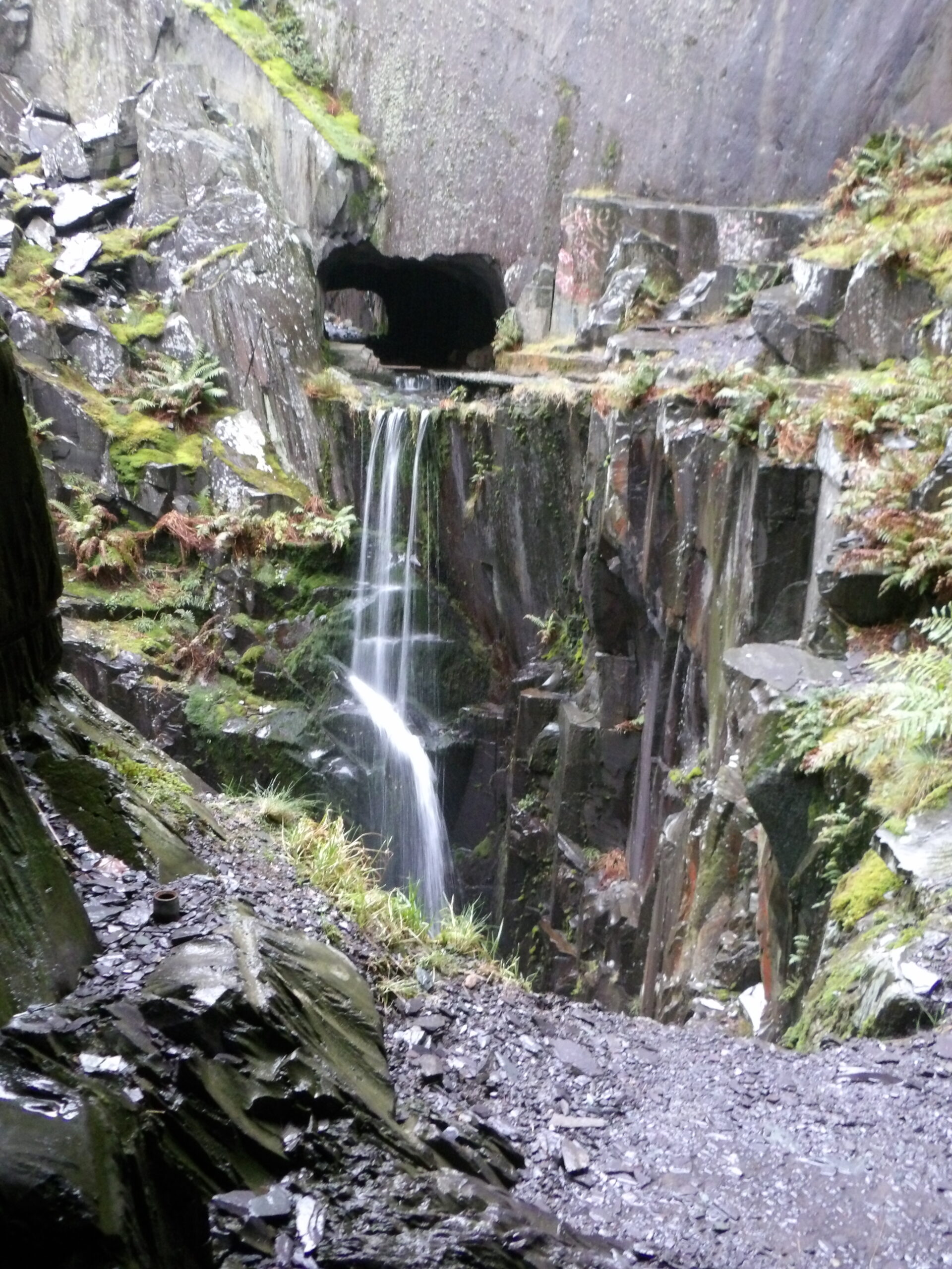 Dinorwig Quarry Secret Waterfall