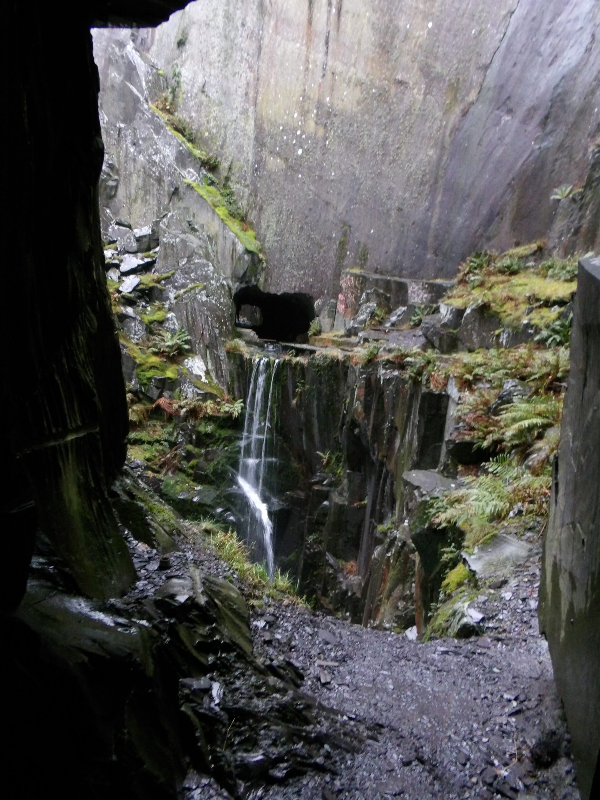 Secret Water Fall of Dinorwig Quarry
